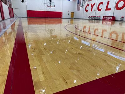 Gym Floor - Screen and Redcoat