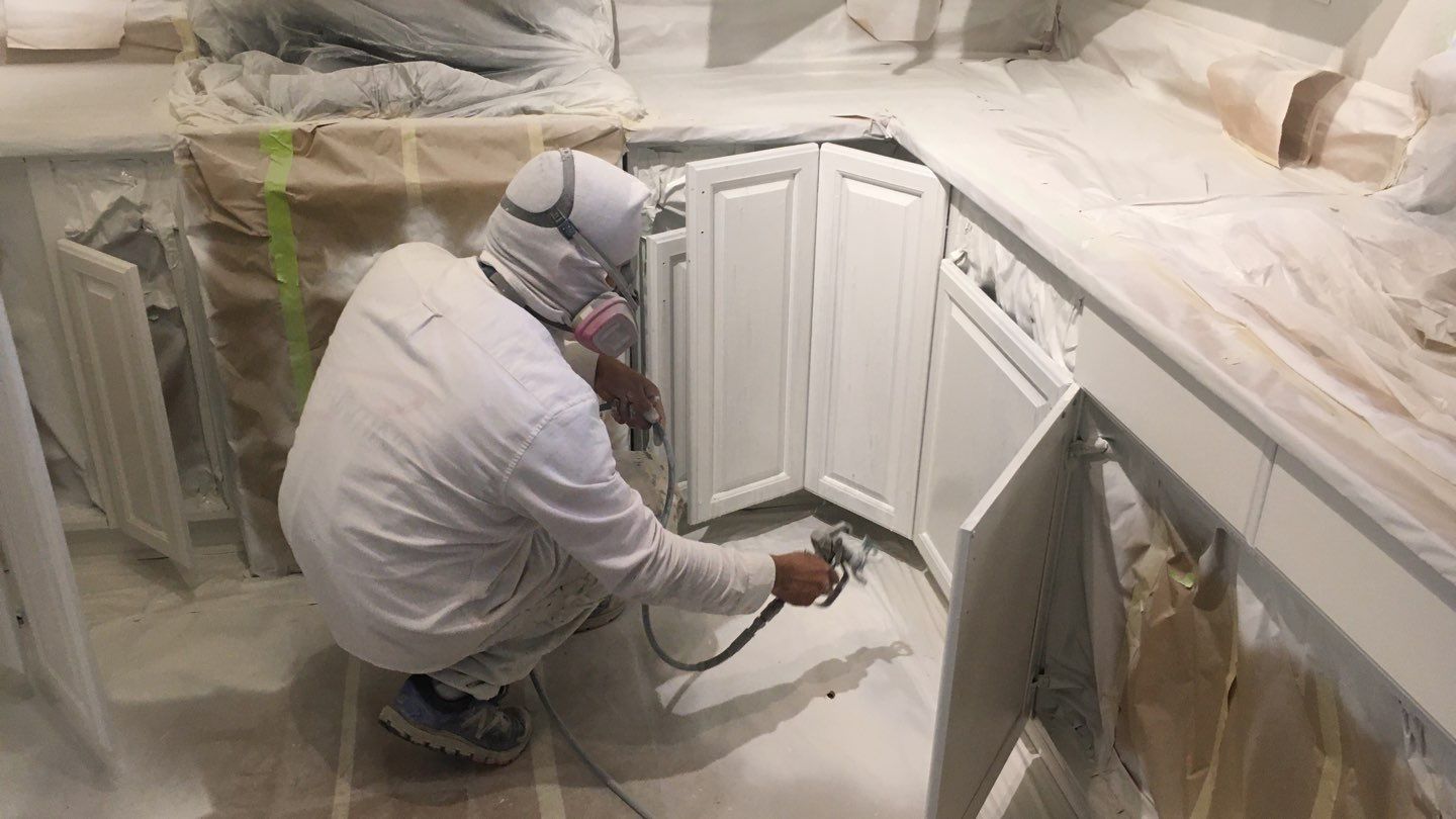 From Dull to Dazzling: A Kitchen Cabinet Painting Marvel by 360 Painting Central Texas