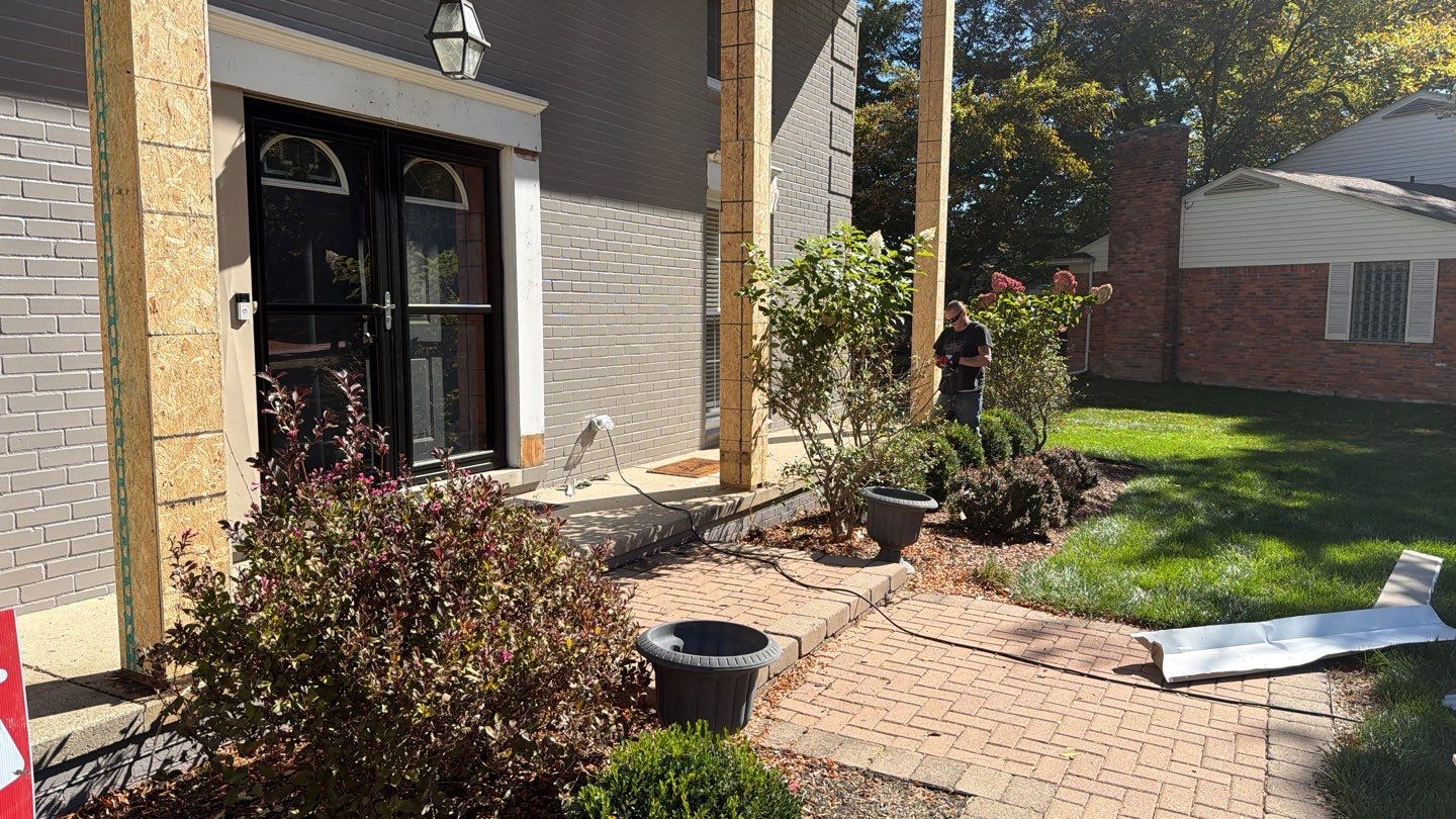 Siding Replacement using Alside S7 Cedar Mill Grain Storm Grey by 180 Contractors