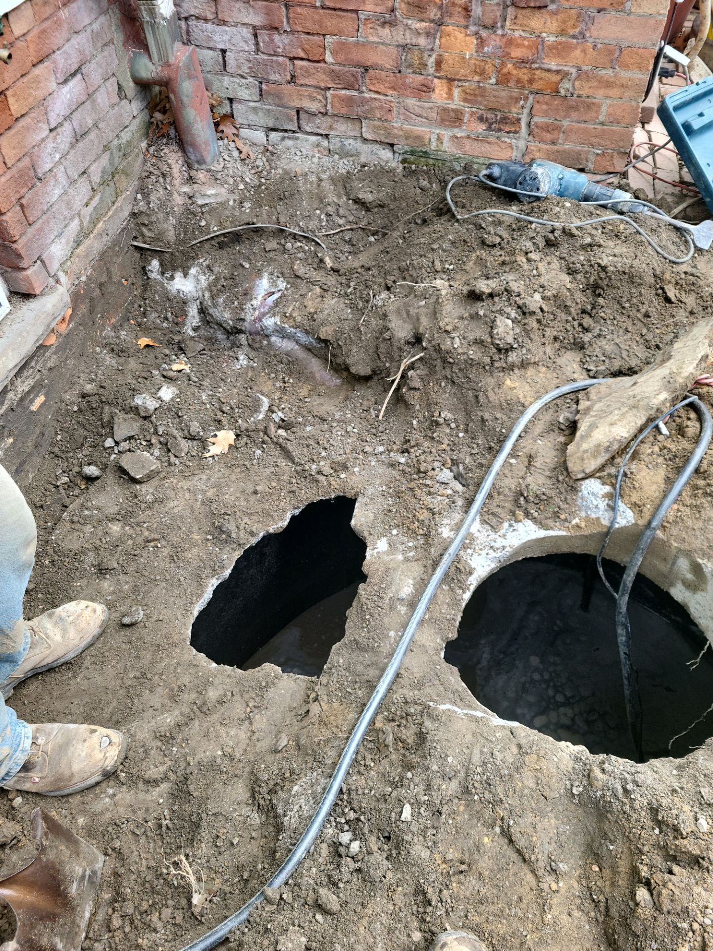 Exterior Basement Waterproofing & Combo Sump Backup System by Toledo Basement Repair