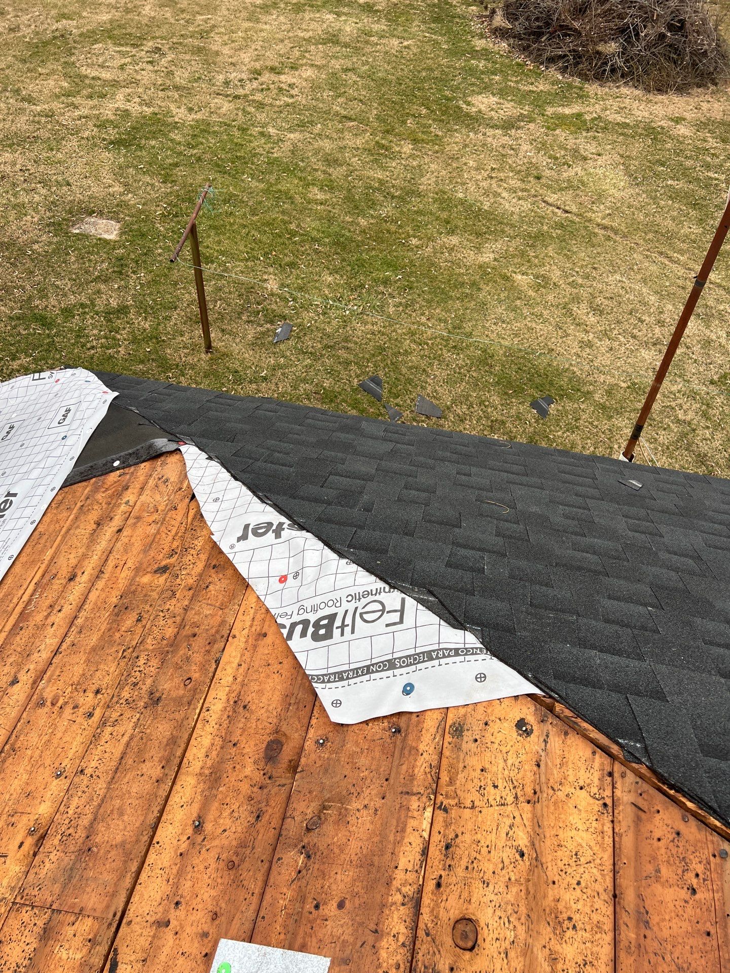 Residential Roofing Installation using Timberline HDZ Shingles - Charcoal by RoofX 