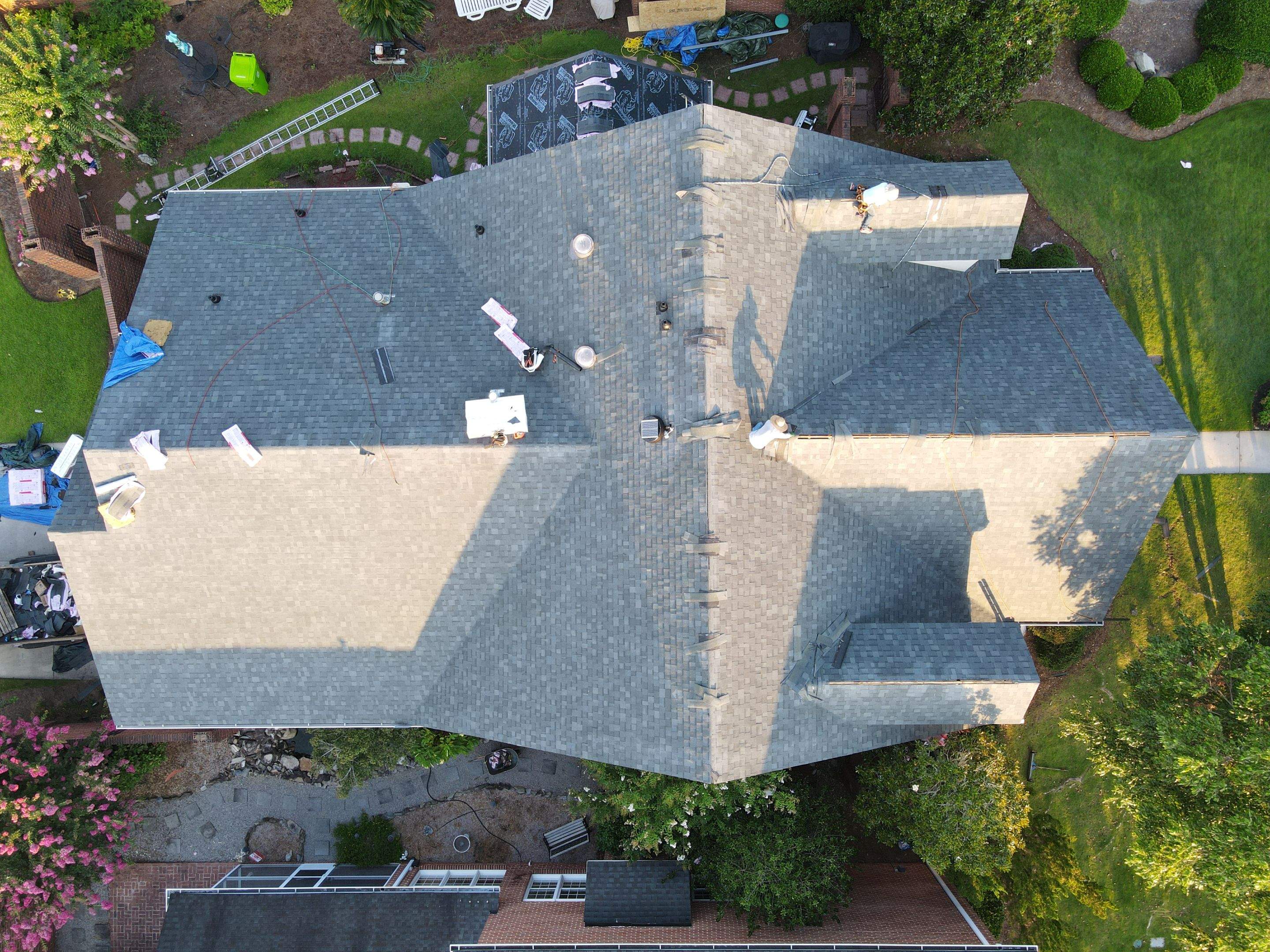 Residential Roofing Installation using Owens Corning® Oakridge Estate Gray by Indigo State Roofing