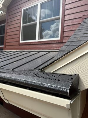 Gutter and Gutter Helmet Installation for Charlevoix Residential Project