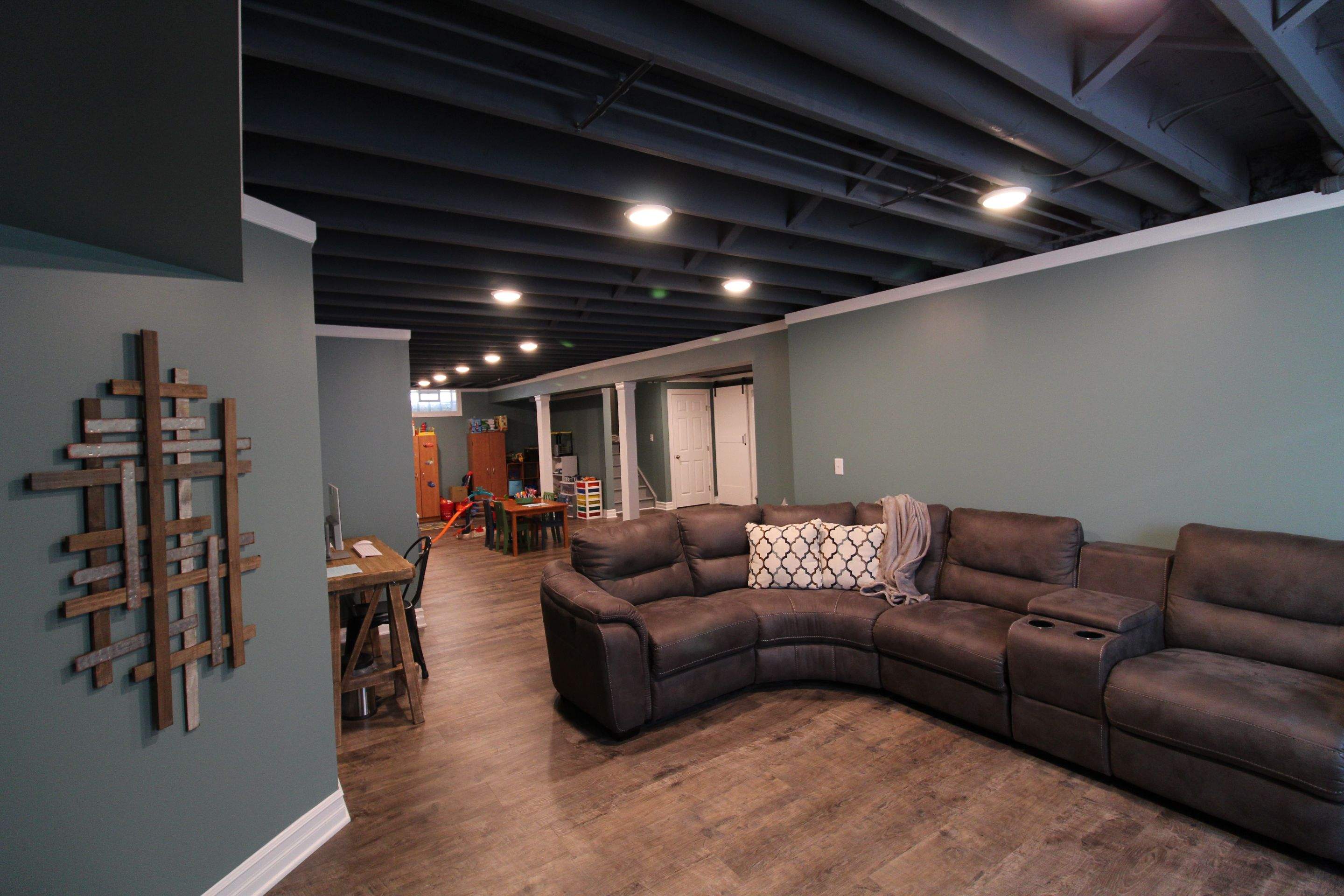 Basement Remodel by Ivy Lea Construction