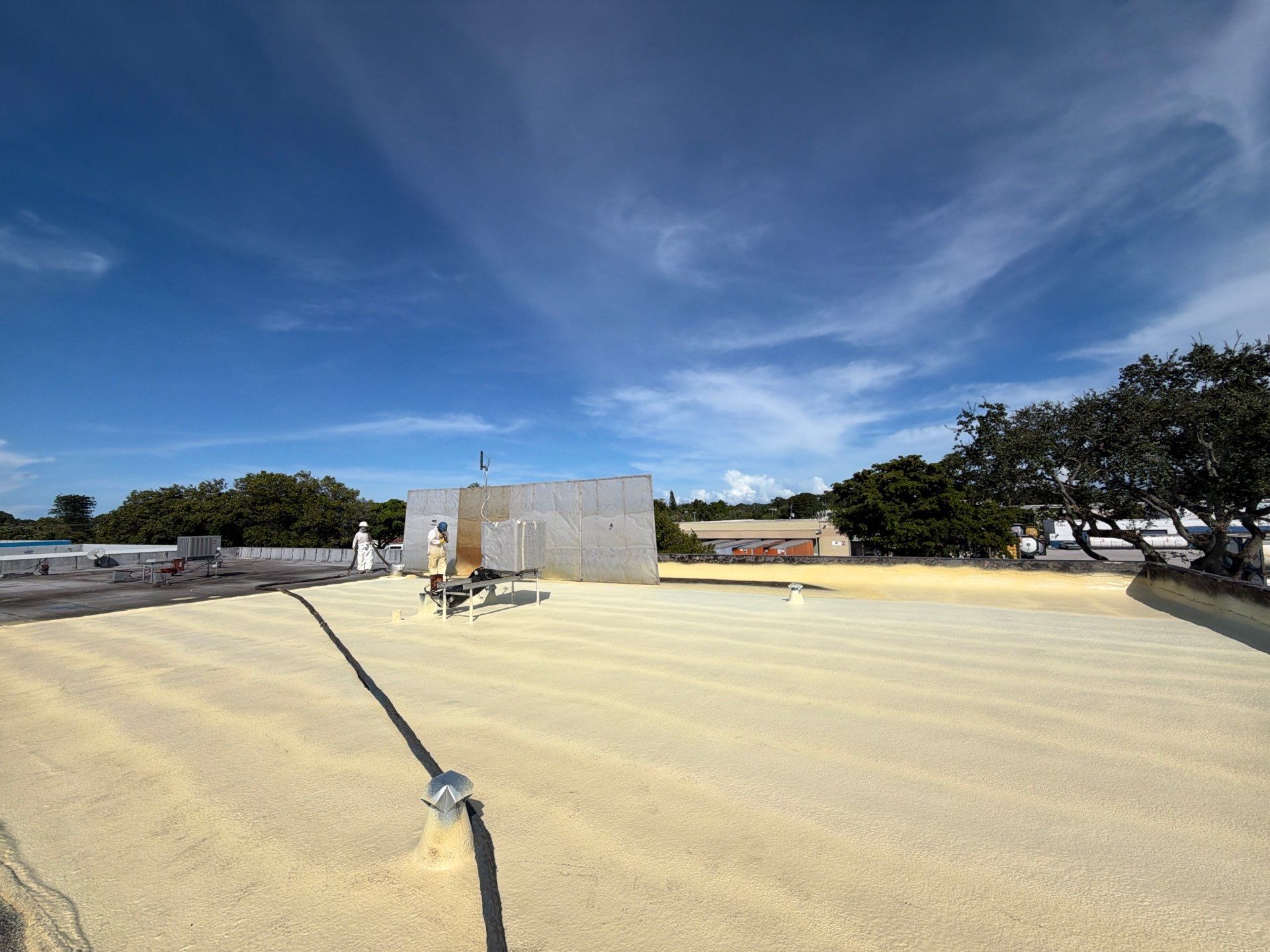 Commercial Roof Restoration and Spray Foam Insulation in Fort Lauderdale by Roof King LLC