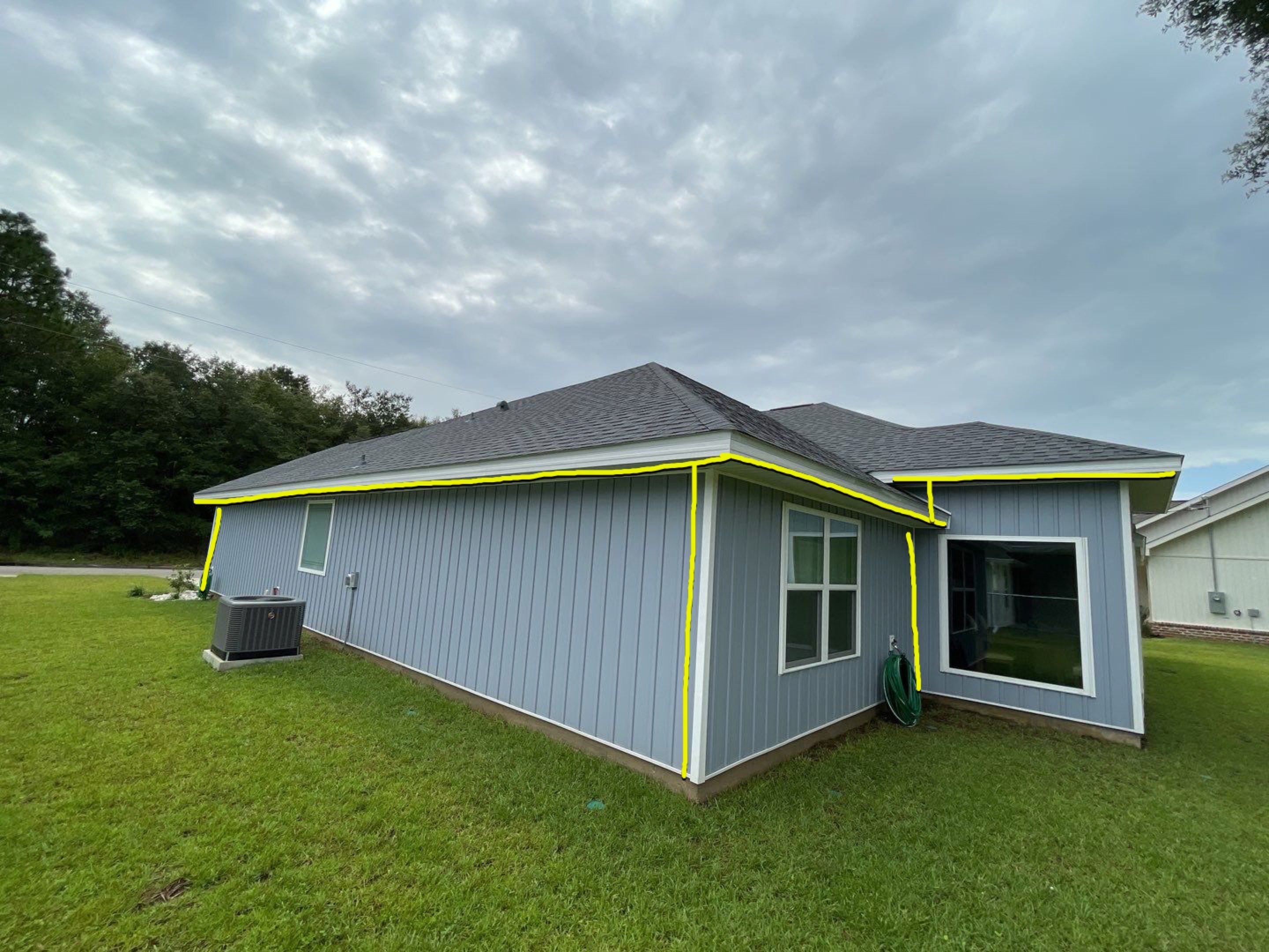 K-Style Seamless Gutter Installation using 6 Inch Seamless Gutters in Milton FL by Gutter Professors