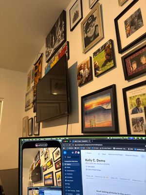 Media Center Installation and Gallery Wall Setup in Buckeye
