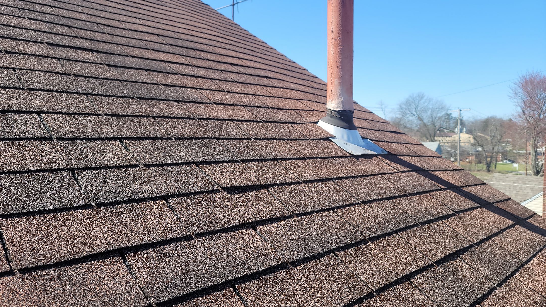 ATLAS PINNACLE COLOR: HEATHERBLEND DRIPE EDGE: WHITE by Eagle Eye Roofing