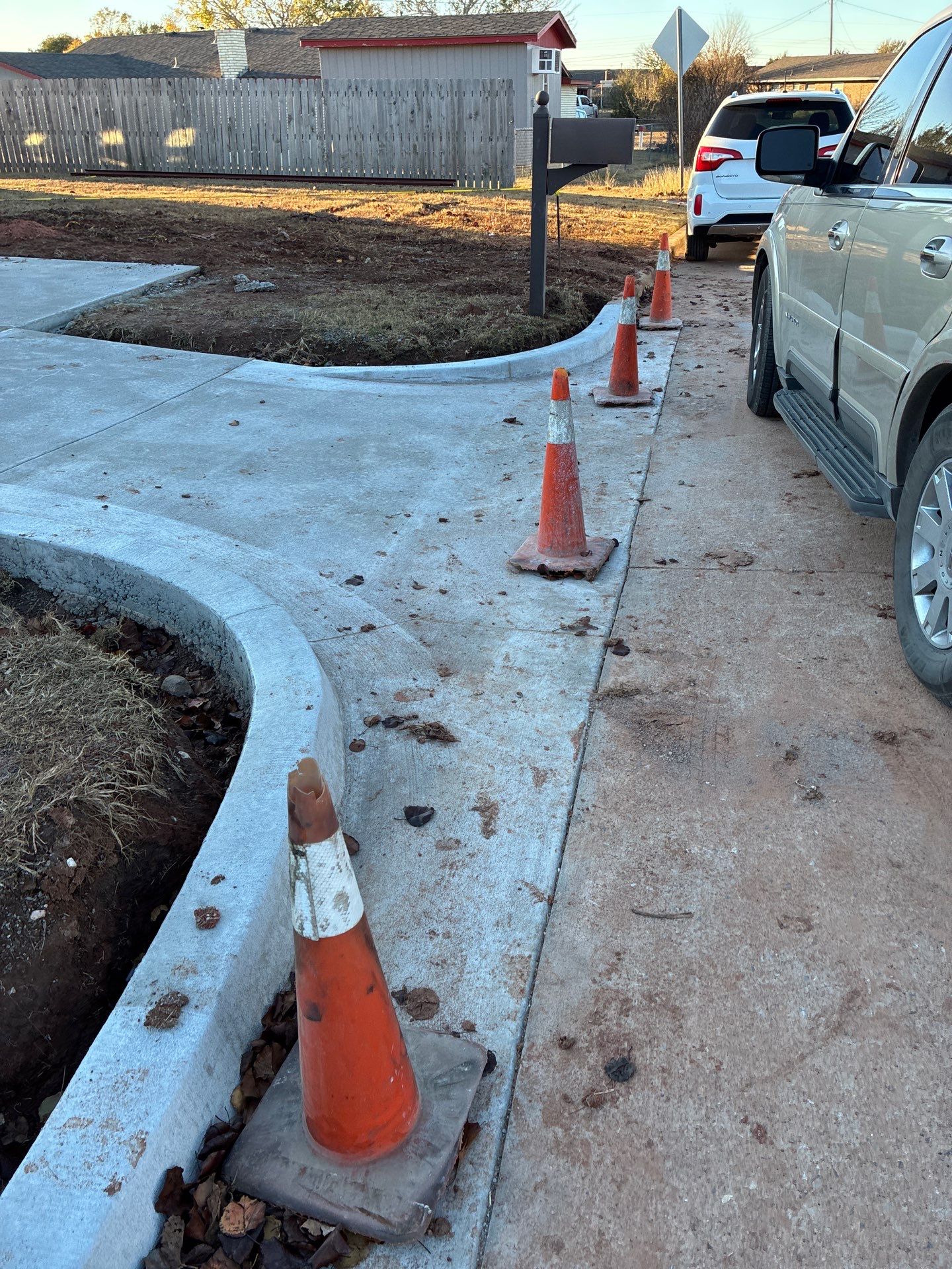 Concrete work and Carport Install by Clays Services Inc