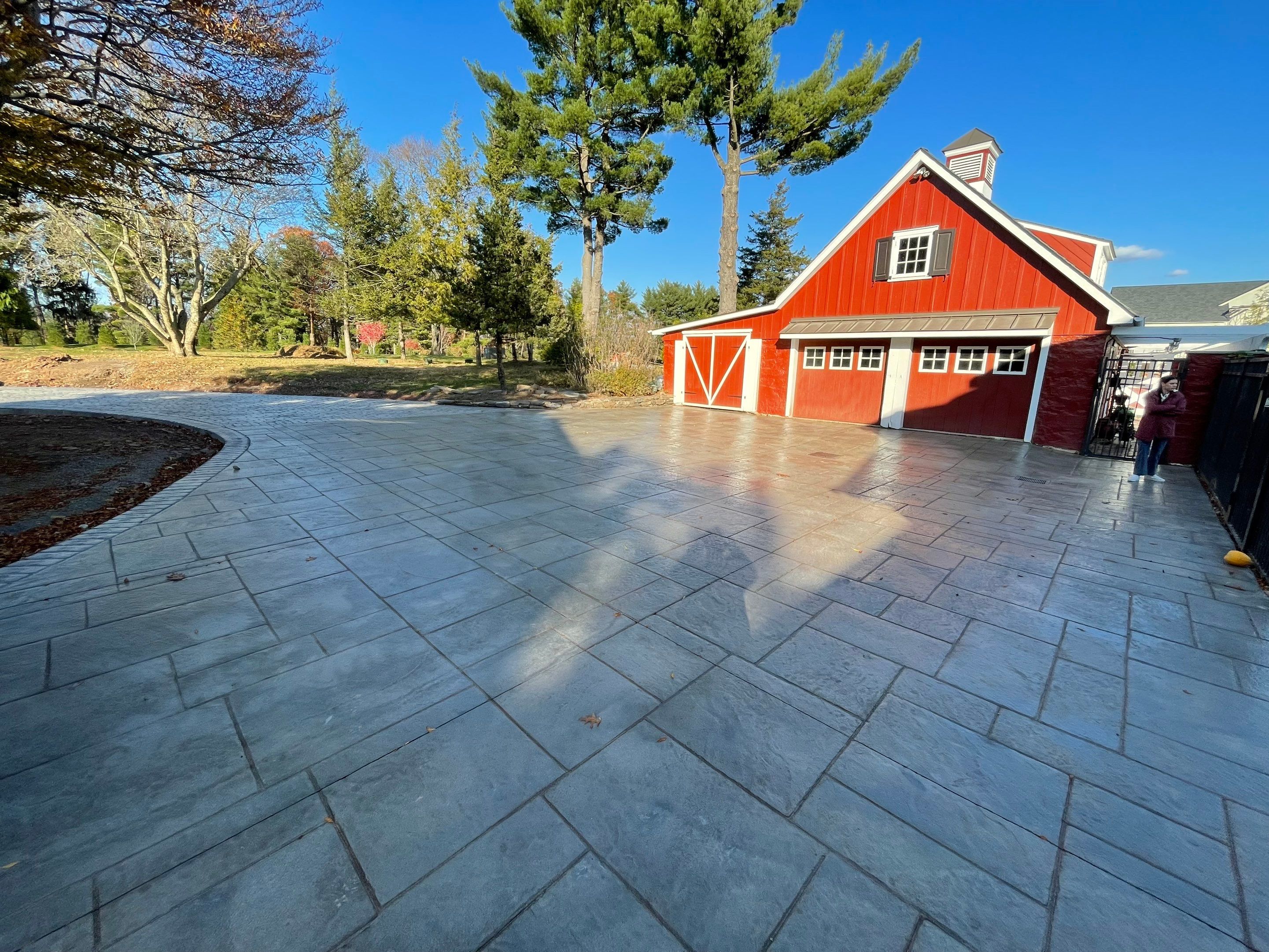 Custom Decorative Concrete Driveway by Architectural Concrete Design