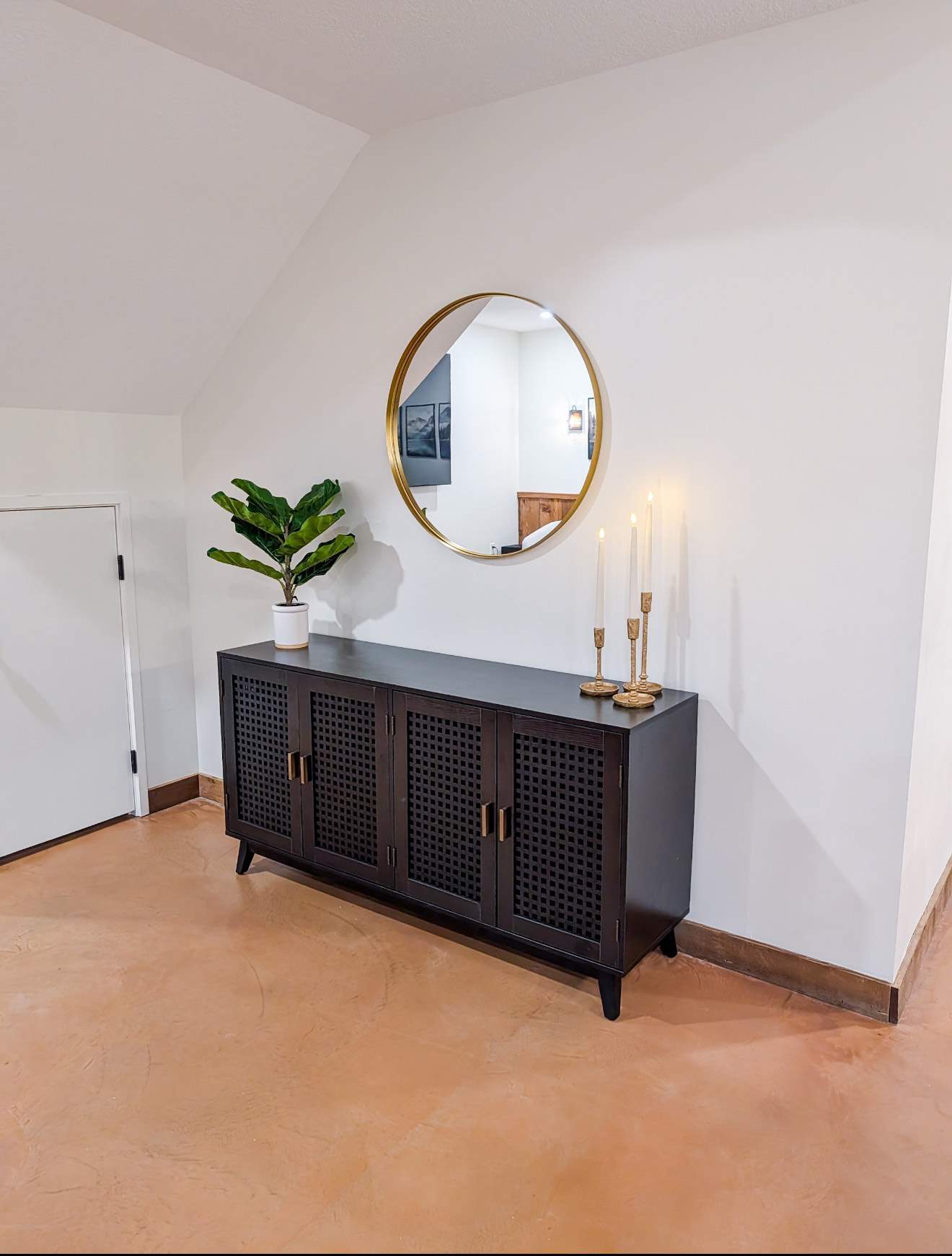 Basement Floor Remodel with Haven Reno KC by Big Red Decorative Concrete, LLC