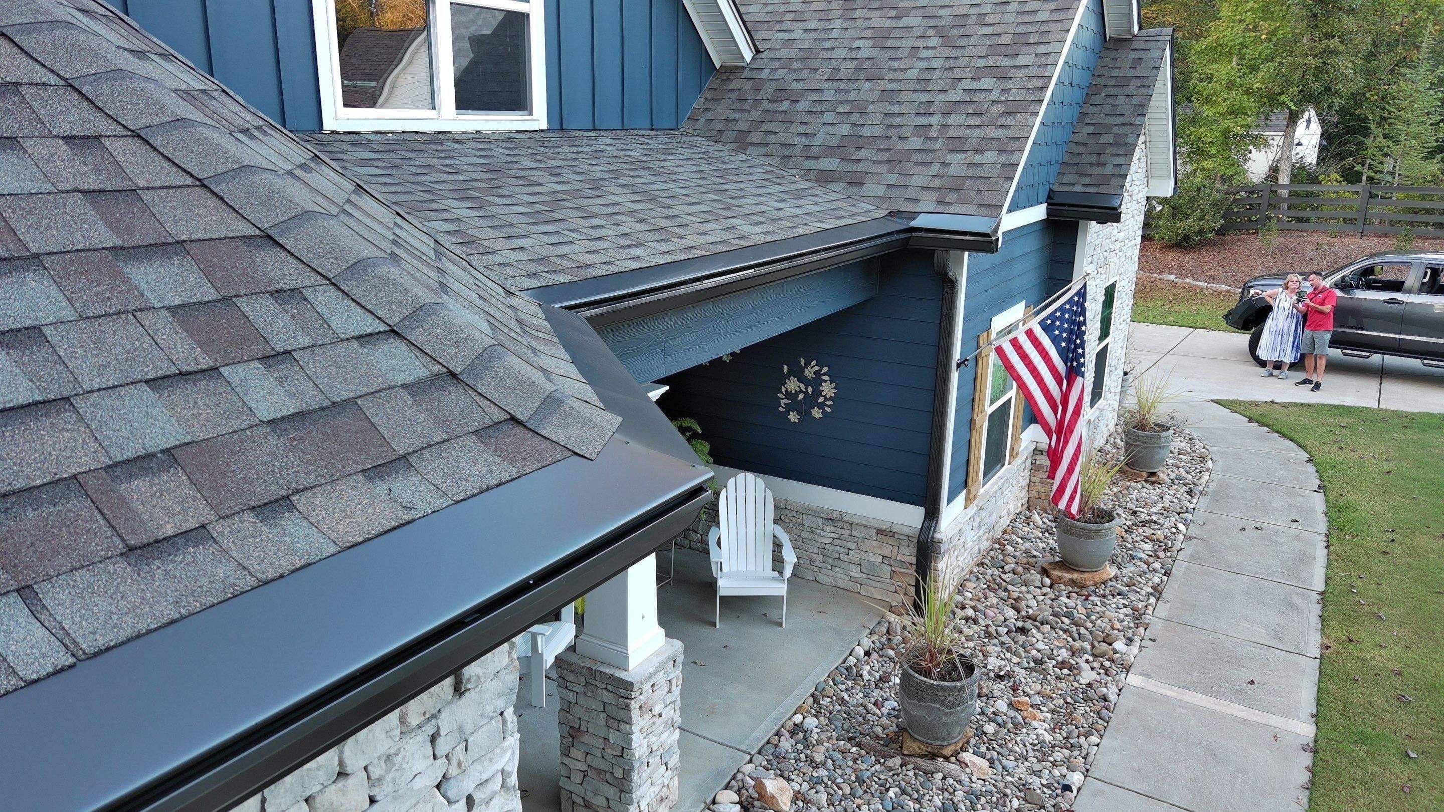 New roof installation and shingle colors by Rhino Restoration