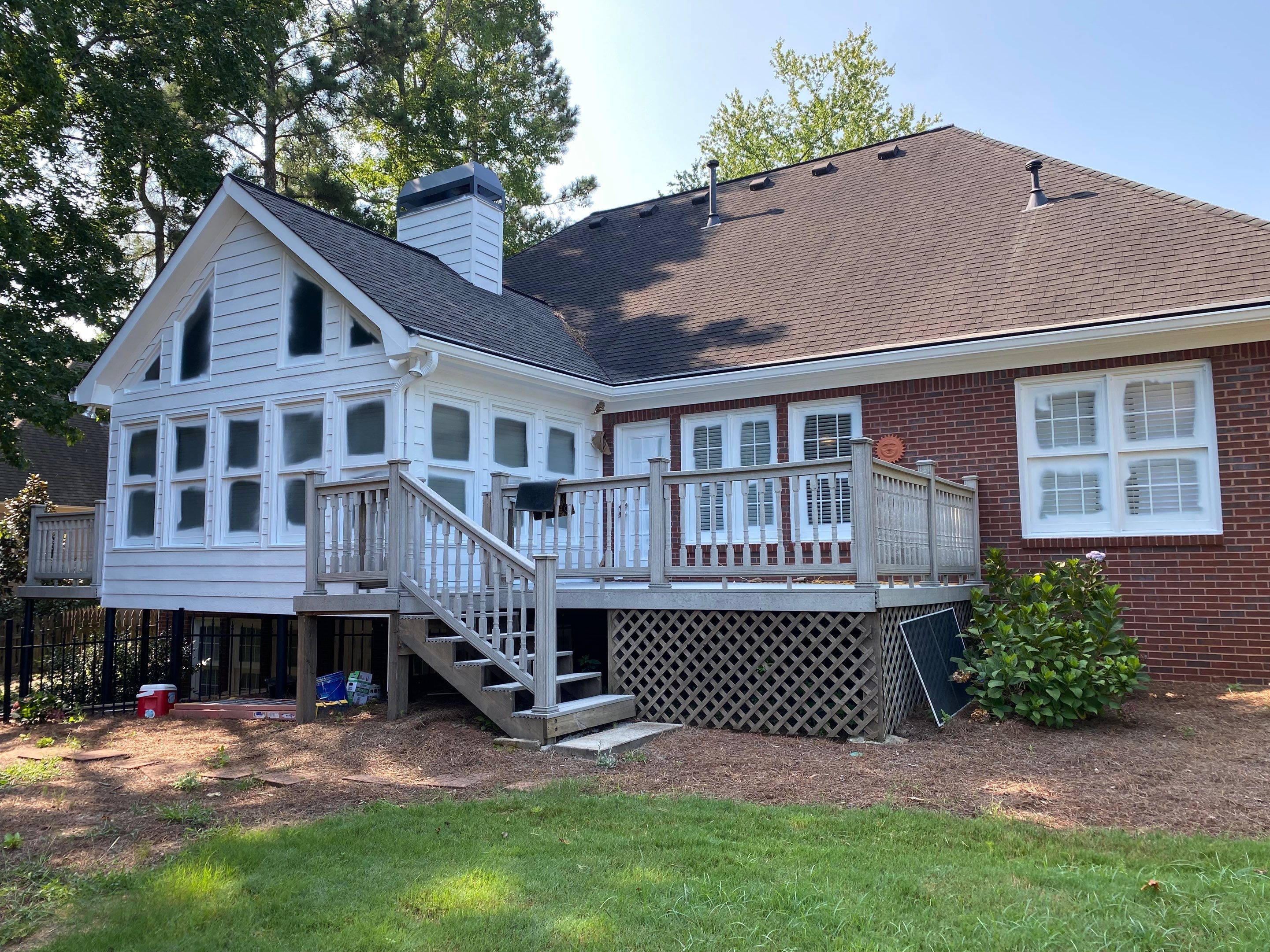 Residential Exterior Trim and Garage Door Painting in Acworth by Swift Home Renovations
