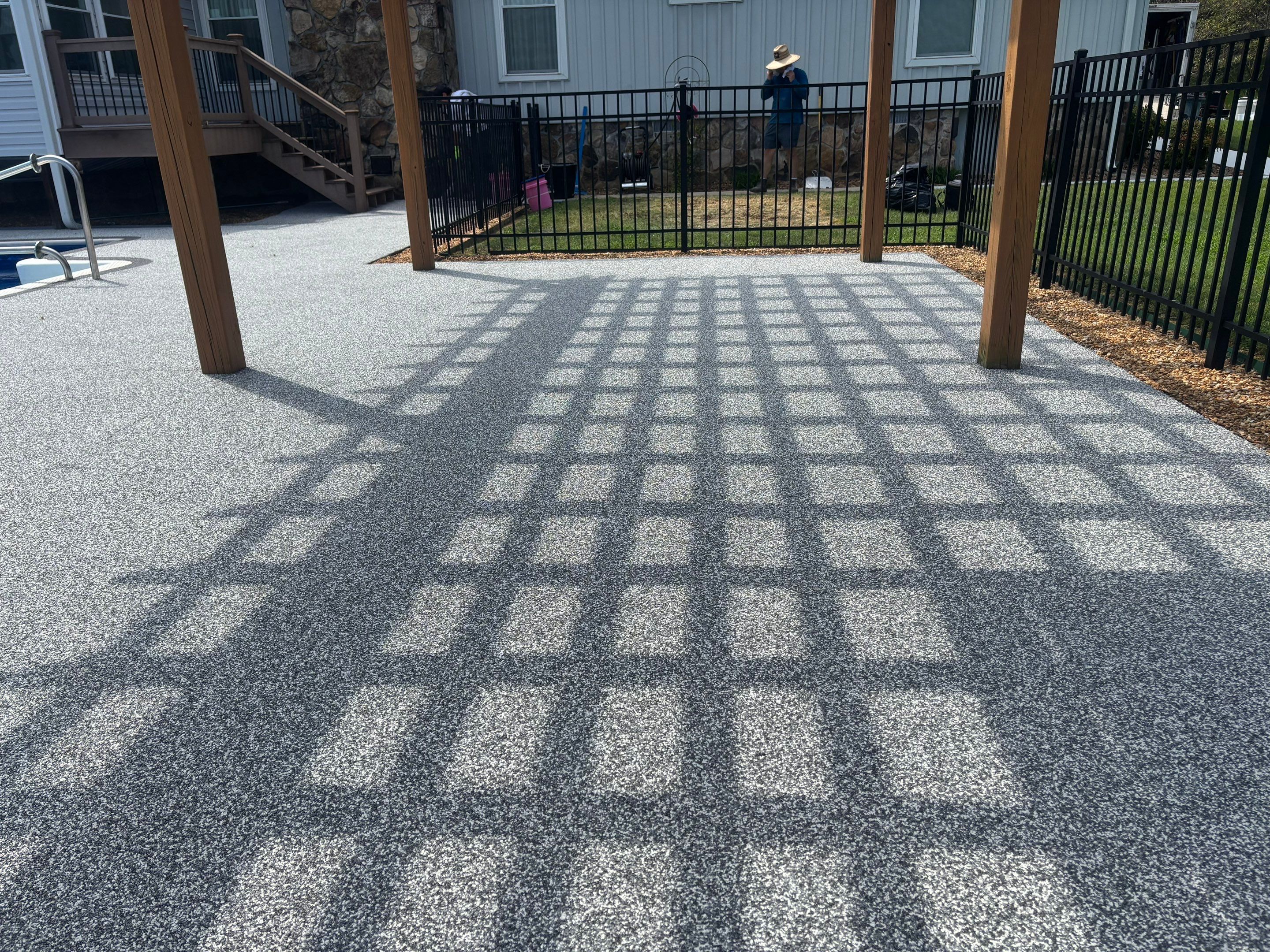 Pool Deck Using  by Elite Floor Solutions