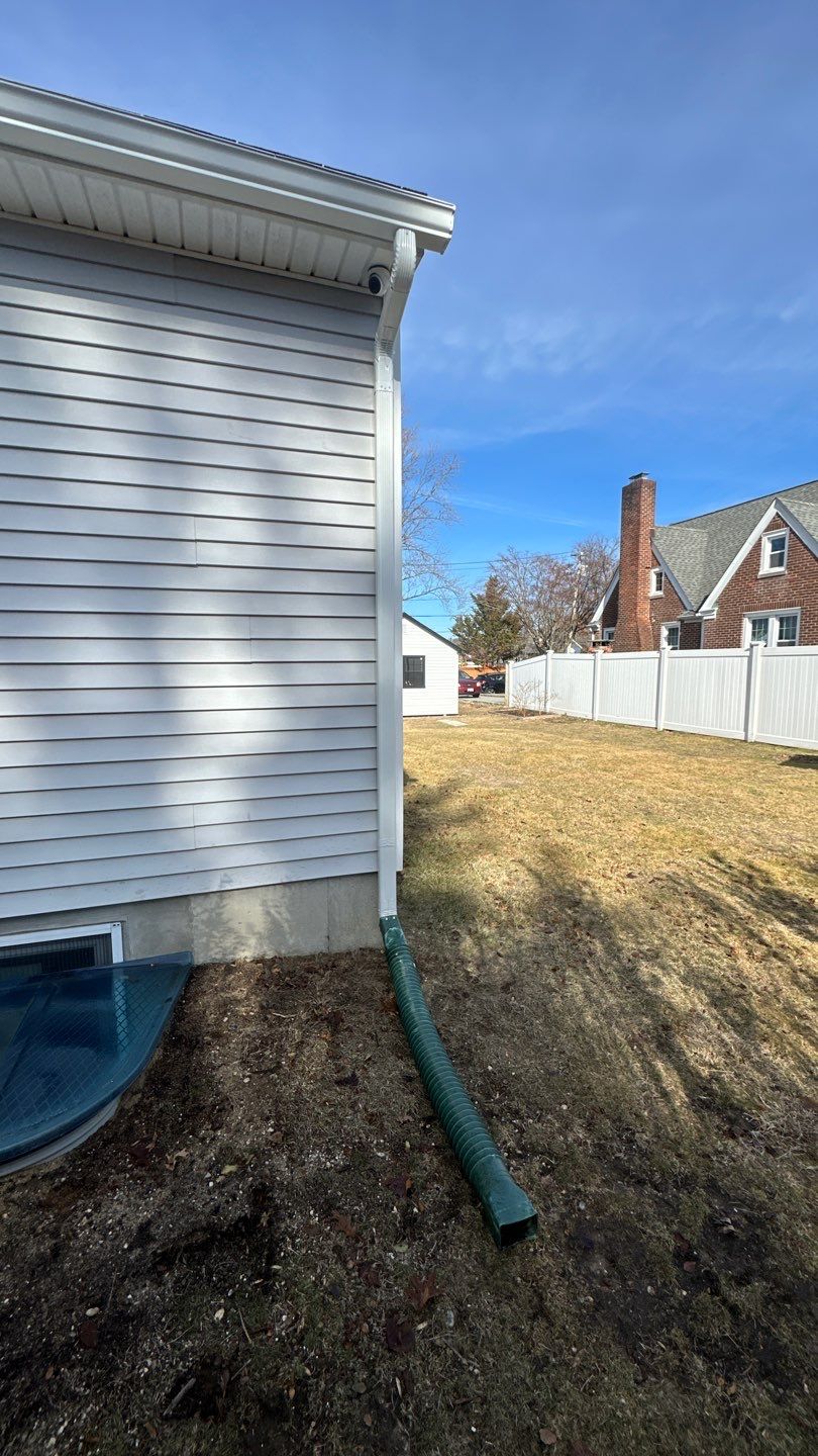 Gutter/Leader Reconfiguration by Above All Gutters 