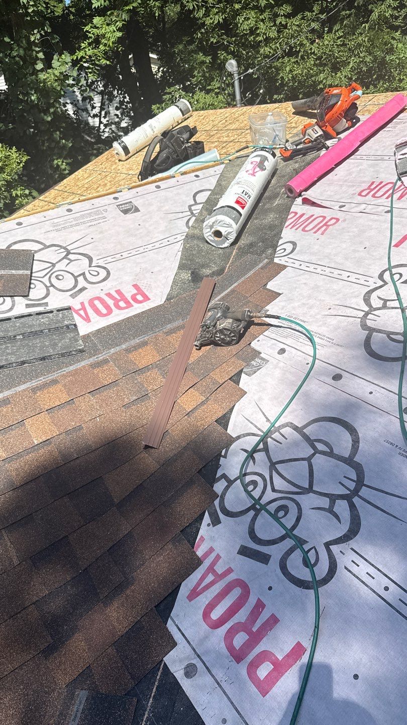 Roof Replacement using Owens Corning Brownwood by 180 Contractors