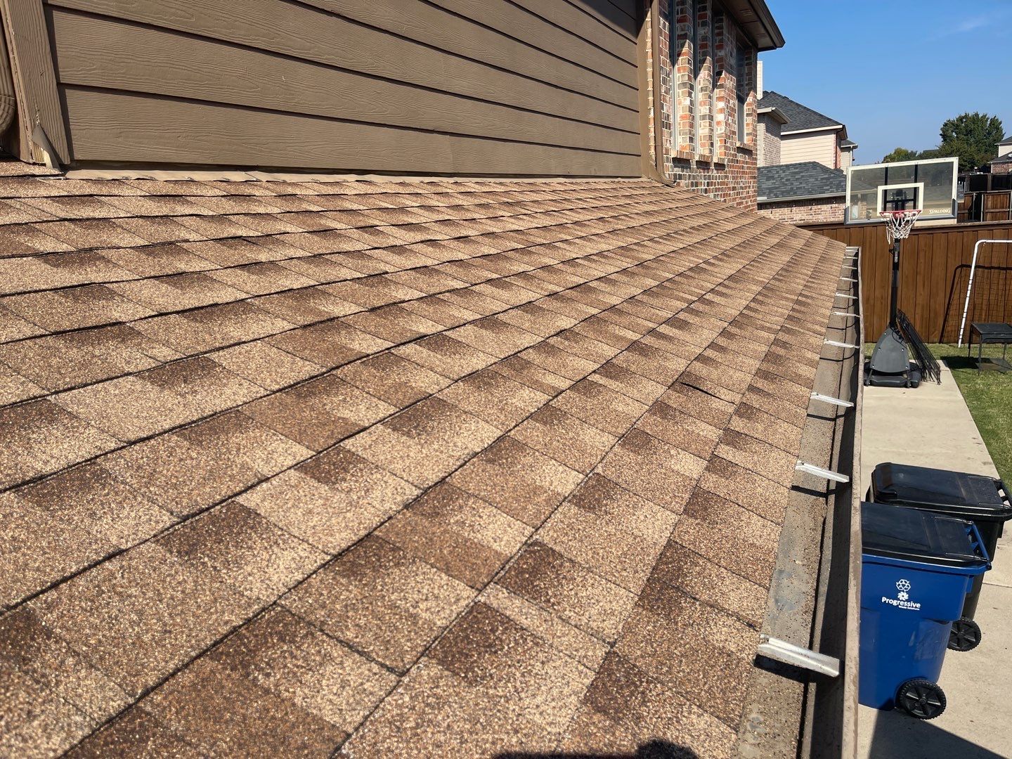 Storm Roof Damage Replacement in Frisco by First United Roofing & Construction