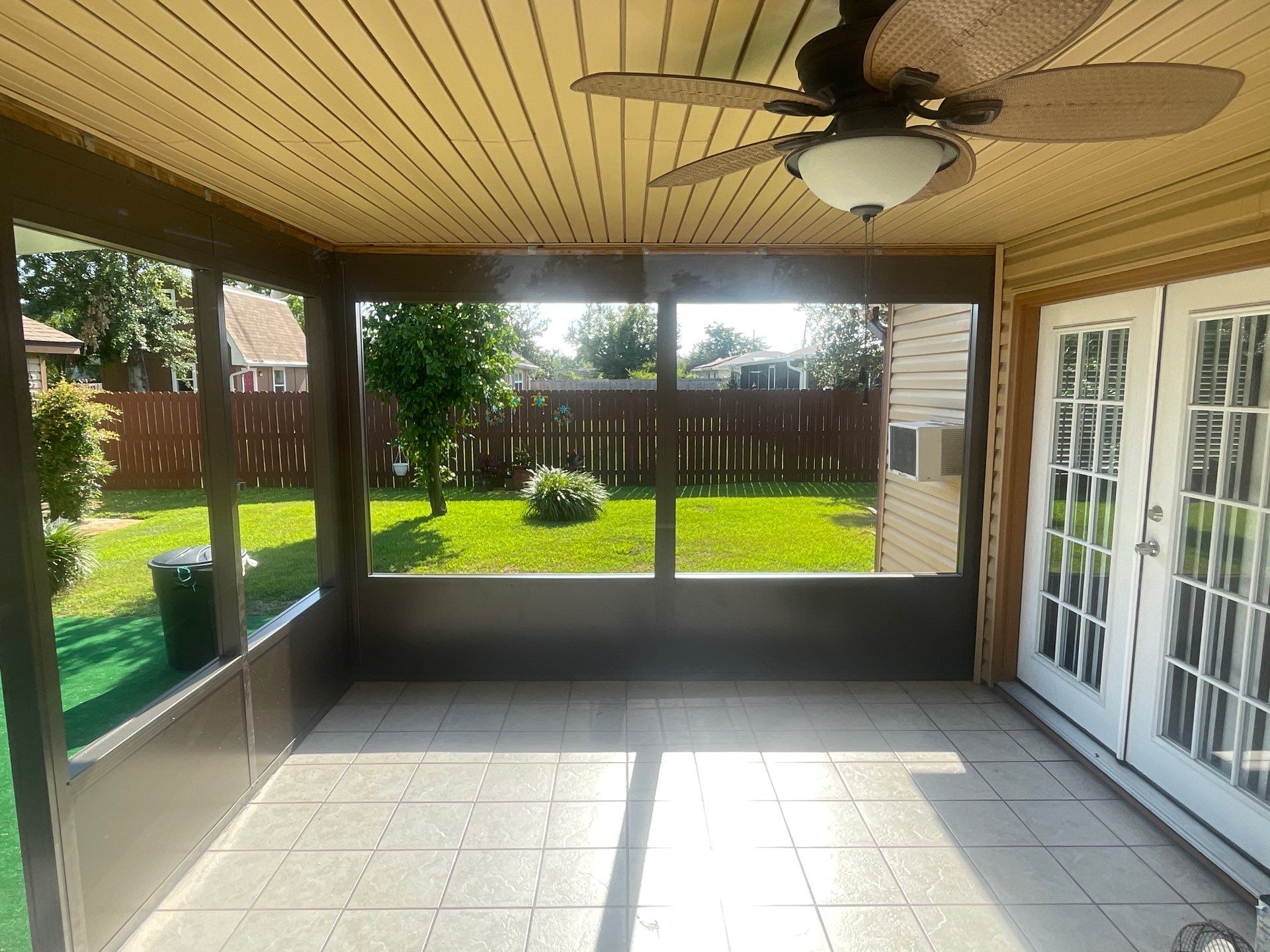 Glass Room using Colorbeam by Titan Sunrooms