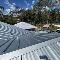 24ga 1.5" Mechanical Seam Mill Finish by Total Roofing System The Metal Roof Experts
