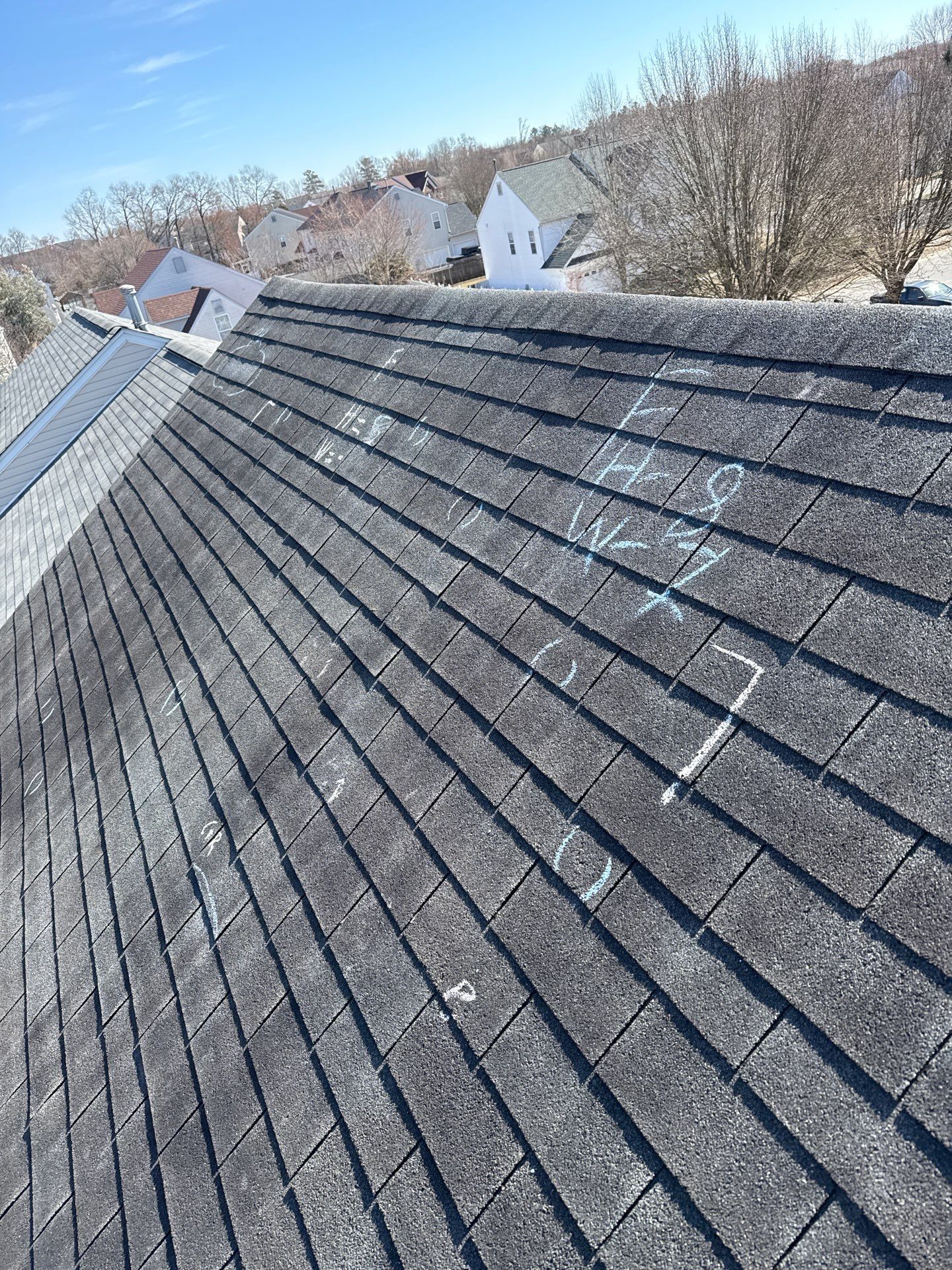 Roof replacement and interior repair by hail and wind damage by Just Brilliant Restoration JBR
