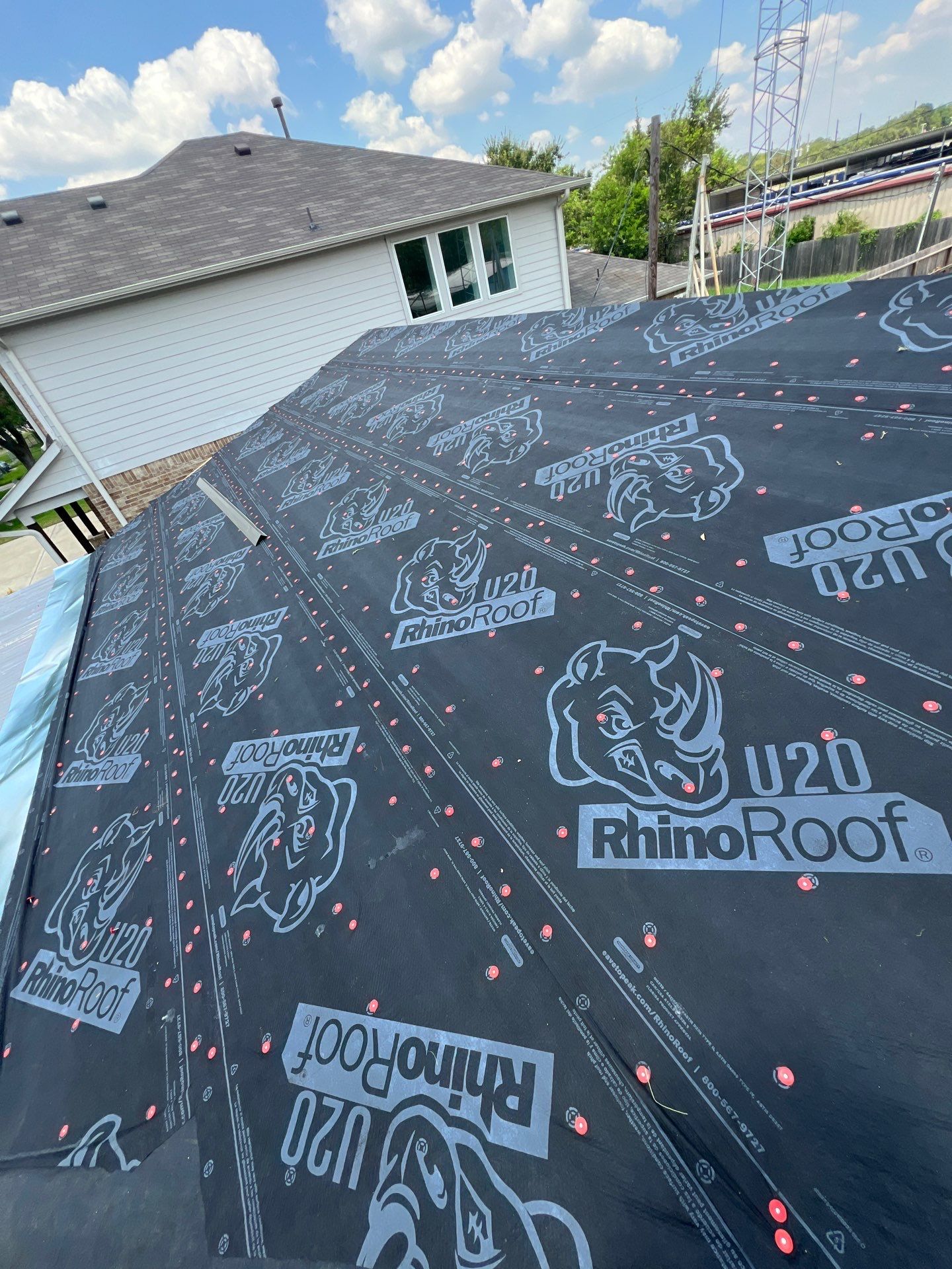 Residential Roofing Installation using Owen's Corning Duration (Lifetime) Shingles by Roof Repair Company
