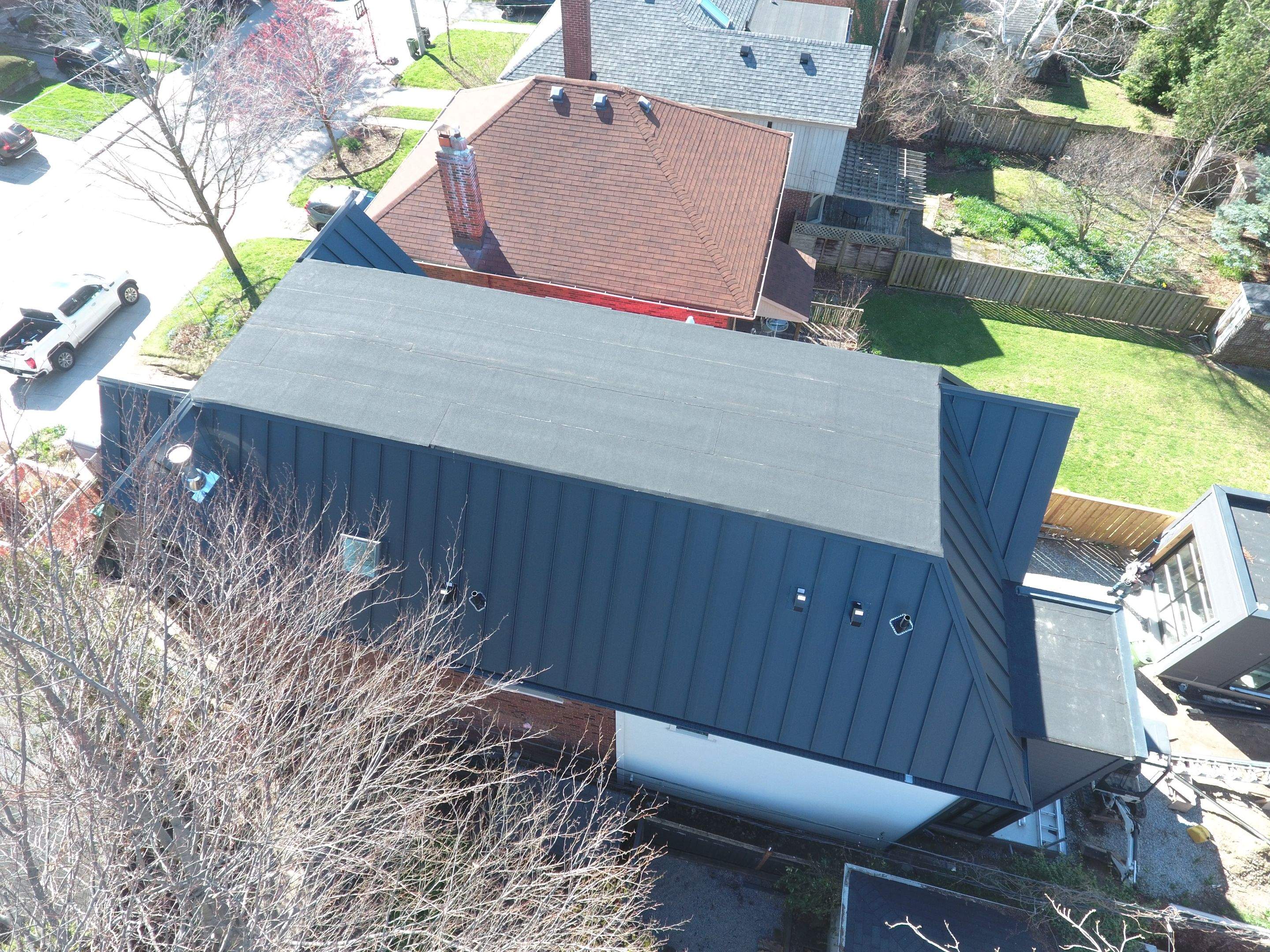 New Home Construction using 24 Ga Standing Seam Metal by Jay Carter Roofing & Sheet Metal
