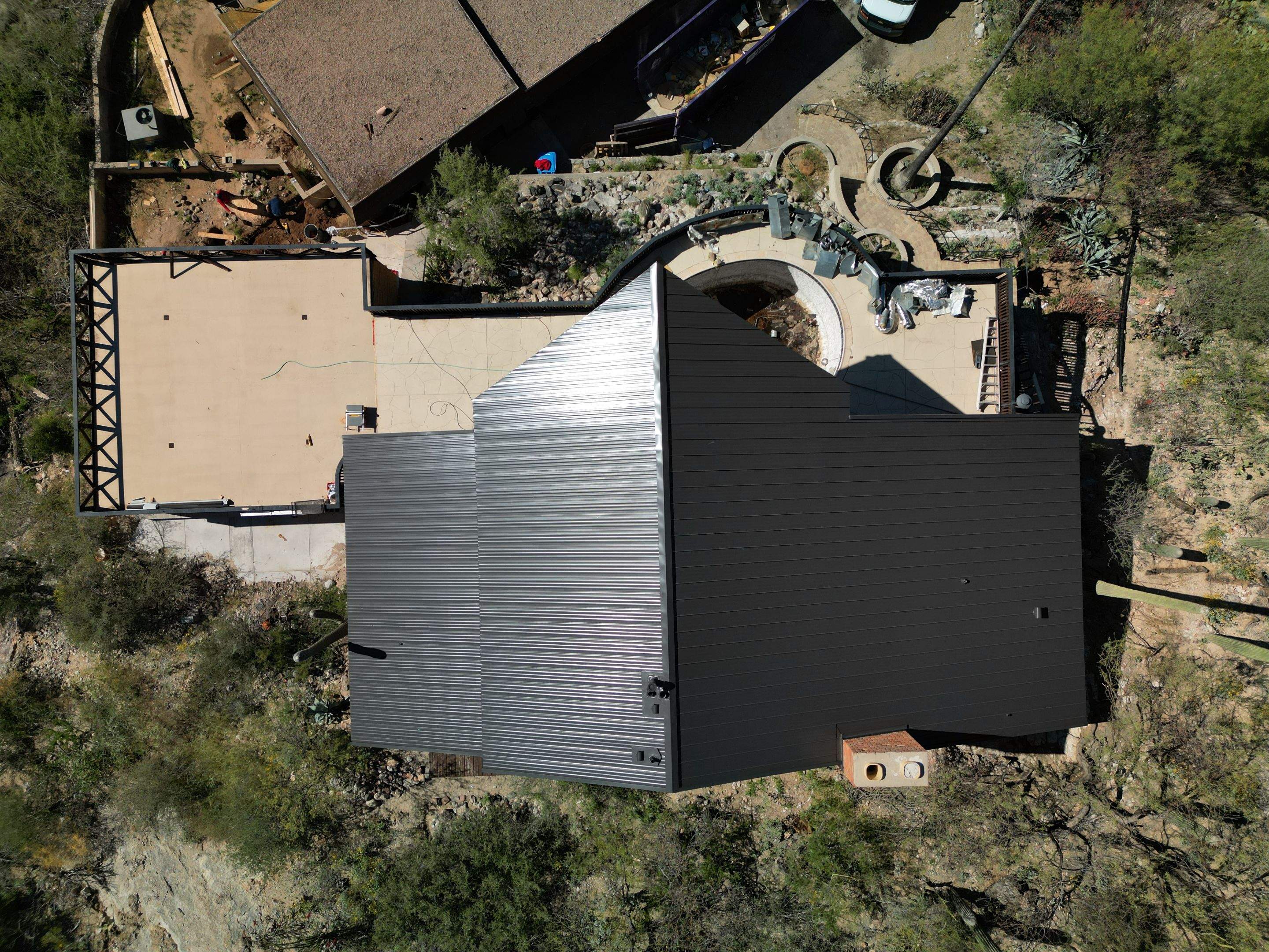 Burnished Slate Standing Seam by Reimagine Roofing
