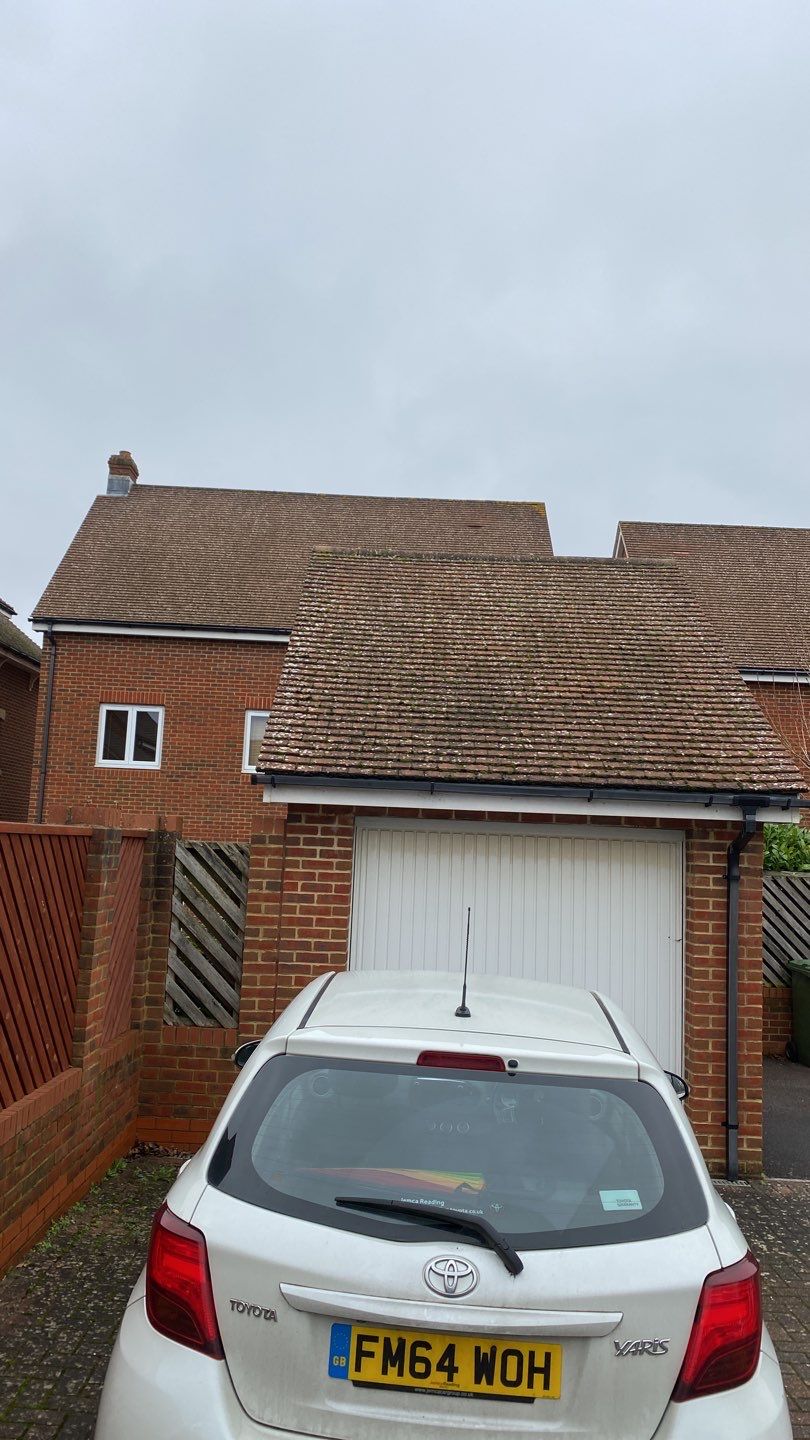 Roof Clean using Mosmatic FSC and Biocide by Ges Exterior Cleaning ltd