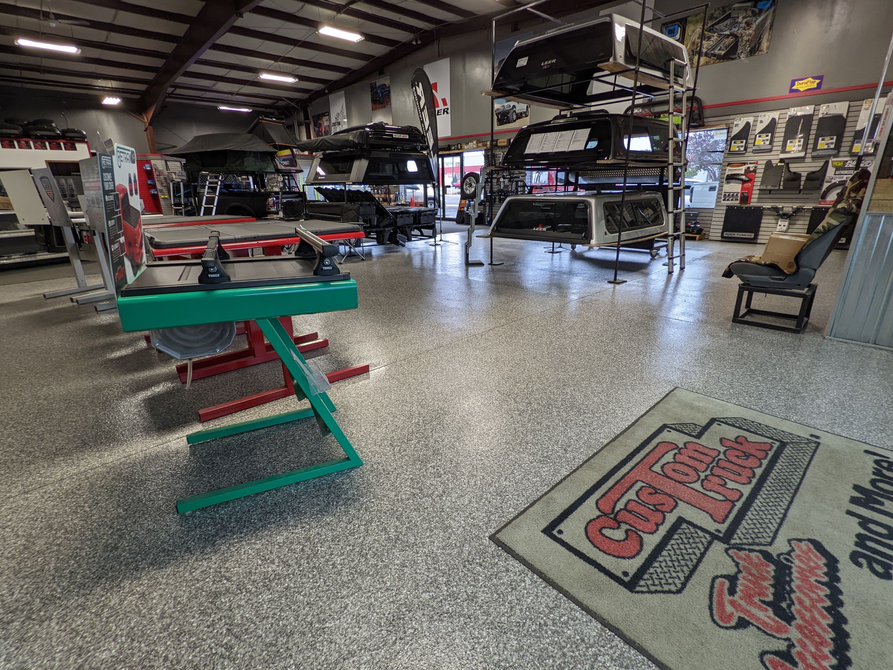 Commercial Showroom Transformation in Silvercreek by Croc Coatings, LLC