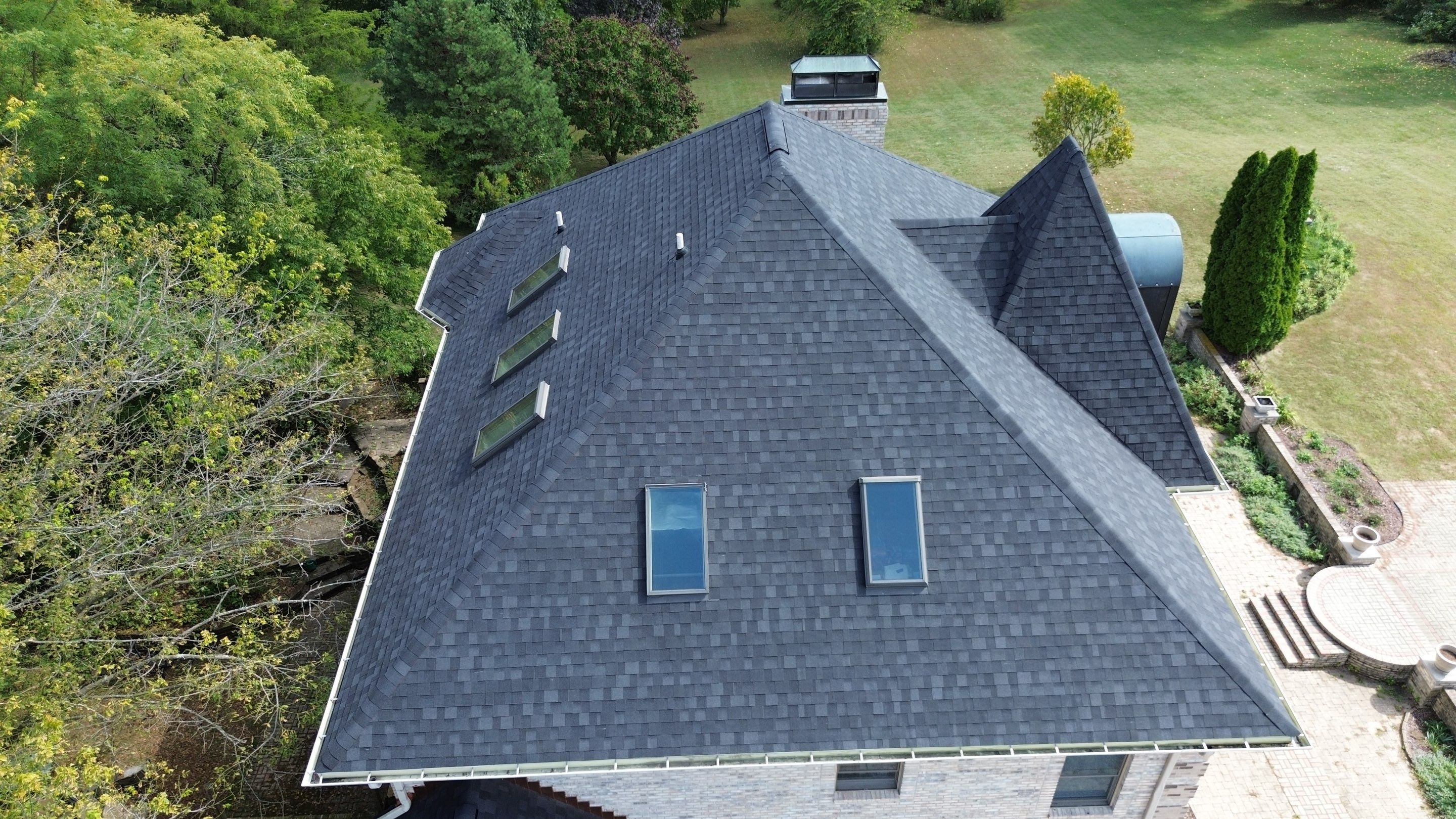 Project in Martinsville by Moss Roofing