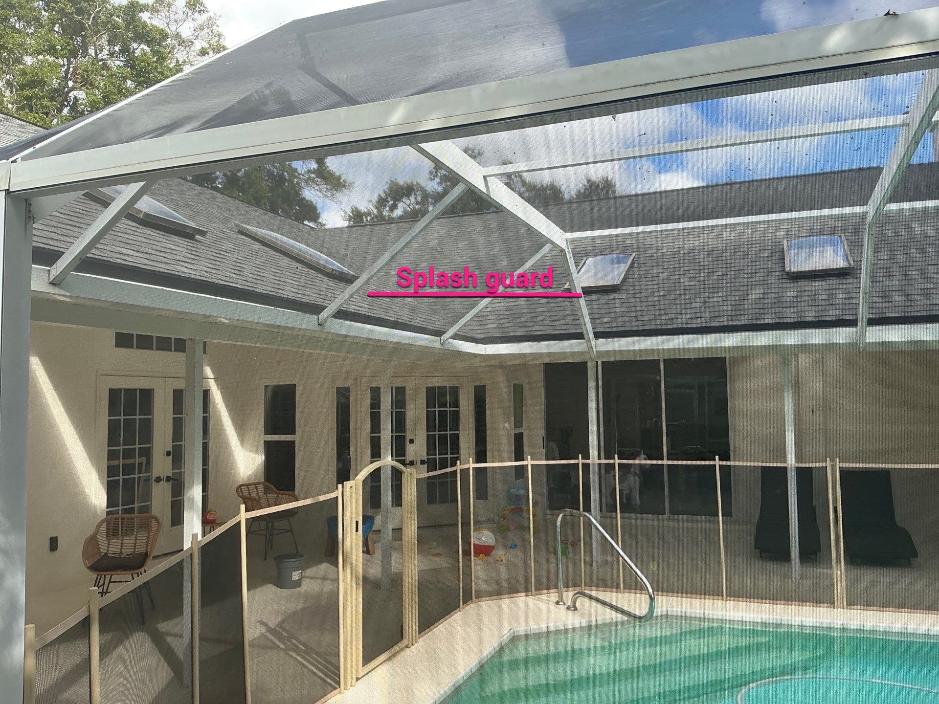 6 Inch Seamless Gutters using K-Style Seamless Gutters in Palm Harbor FL by Gutter Professors