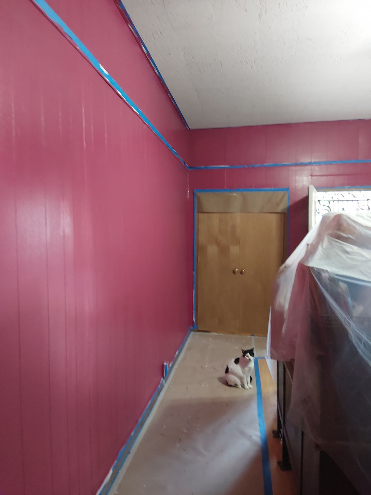 Interior Transformation: Refreshing Wood Paneling by Legendary Services Company LLC.