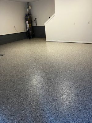 Garage Floor Coating using Cabin Fever
