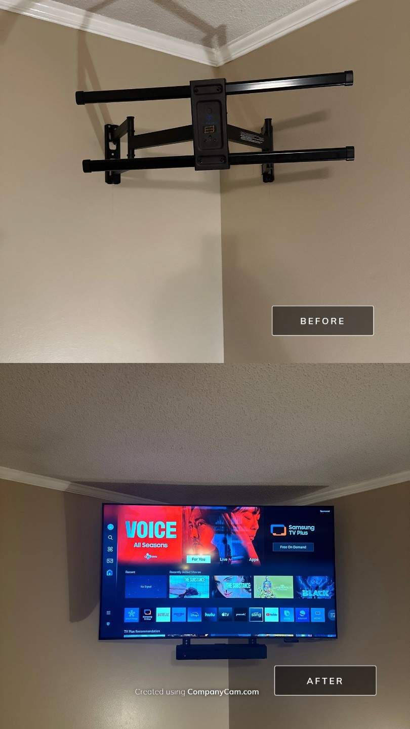 Before & After Transformations by Hangman Mounting & Installation