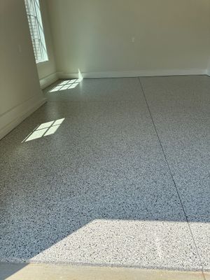 Garage Floor Coating using Cabin Fever
