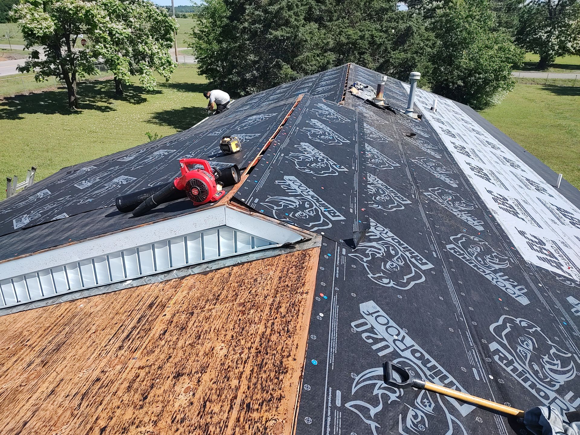 Roof replacement & Storm Door by In & Out Construction & Remodeling, LLC