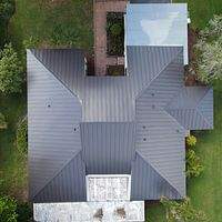 24ga 1" Nail-Strip Dark Bronze  by Total Roofing System The Metal Roof Experts