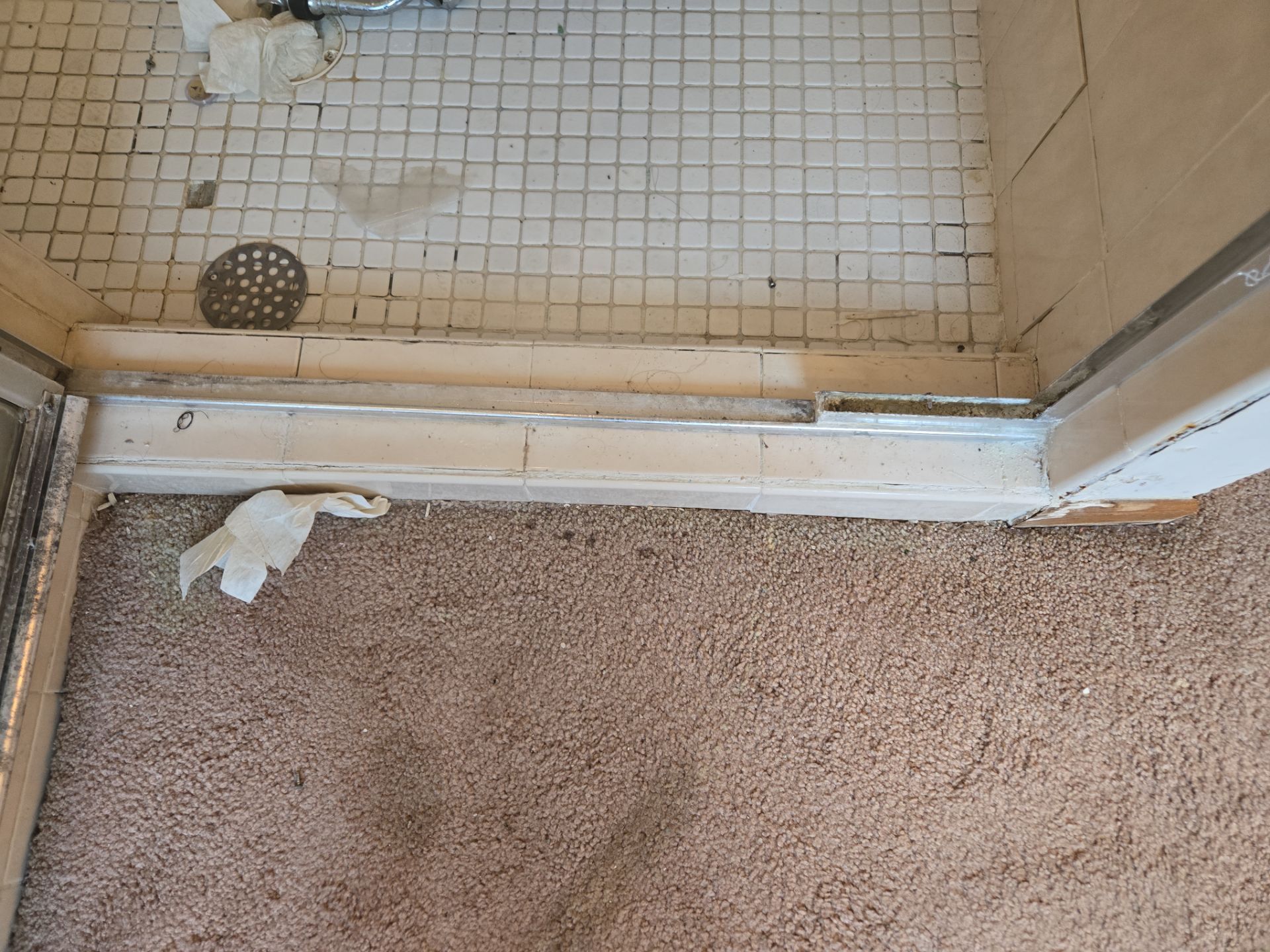 Full bathroom remodel, all new except vanities by The Shower Company