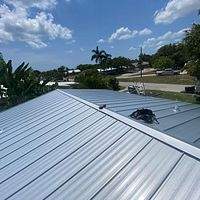 24ga 1" Nail-Strip Mill Finish by Total Roofing System The Metal Roof Experts