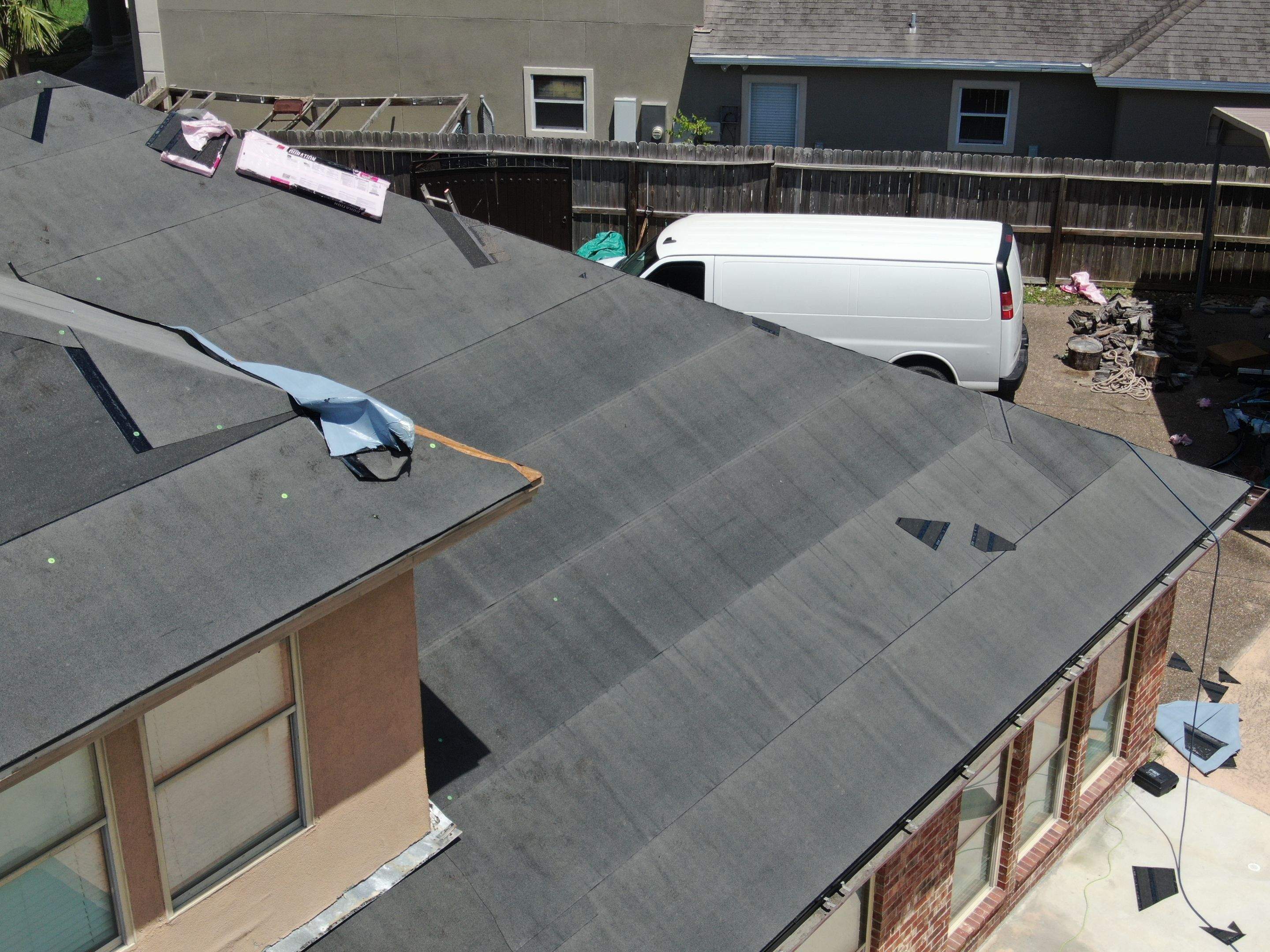 Flashing Stucco above the Roof by Bayfront Roofing and Construction