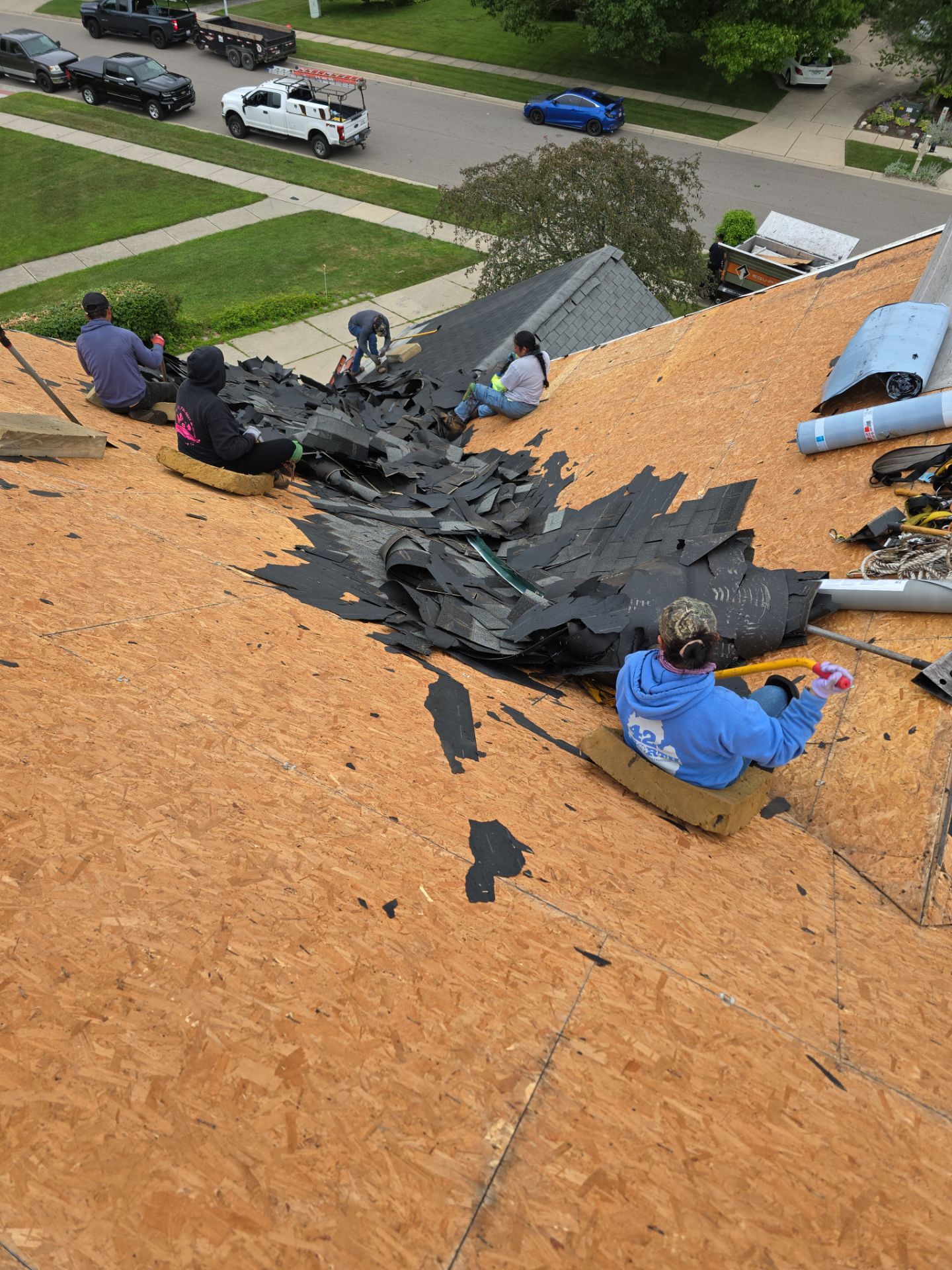 BIG Roof completed! by 42 North Construction, LLC.