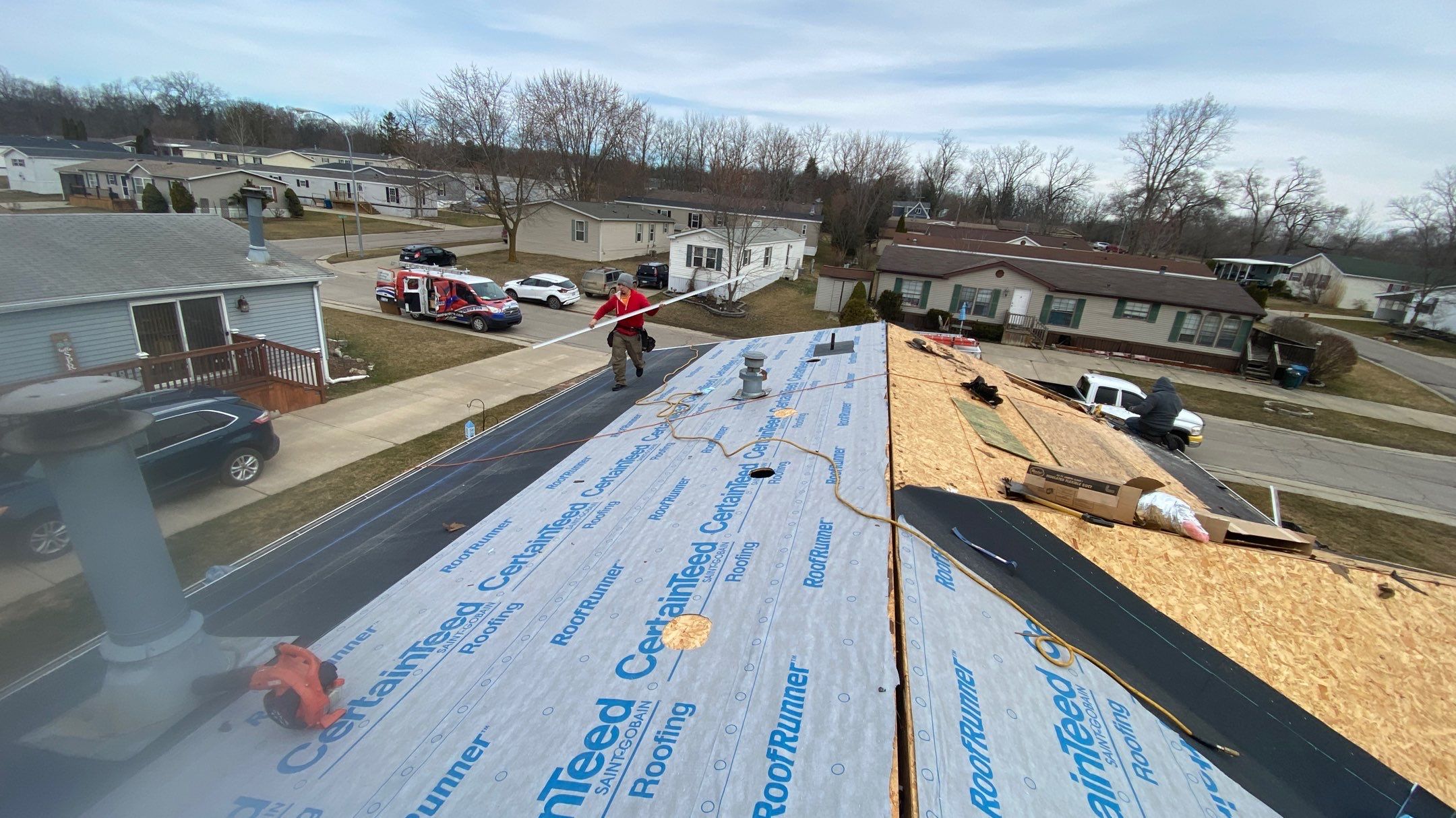 Roof Replacement using CertainTeed Landmark by 180 Contractors