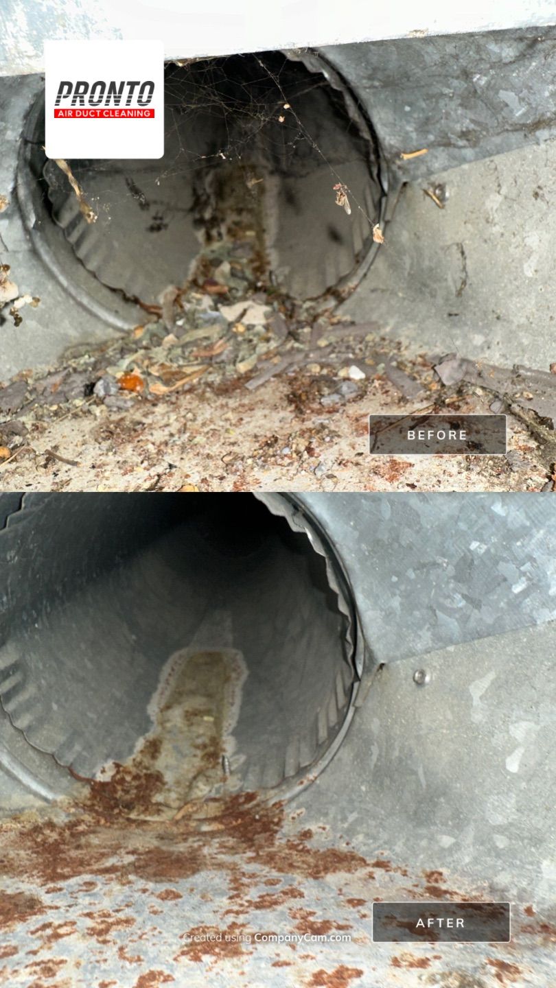 Air duct cleaning using Hypervac by Pronto Air Duct Cleaning