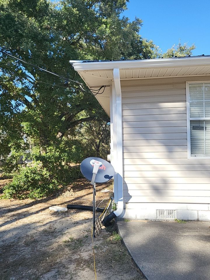 Gutter Installation using K-Style Seamless Gutters and LeafBlaster Pro Gutter Guards by Gutter Professors