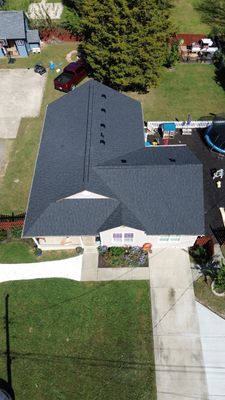 Roof replacement by hail damage 