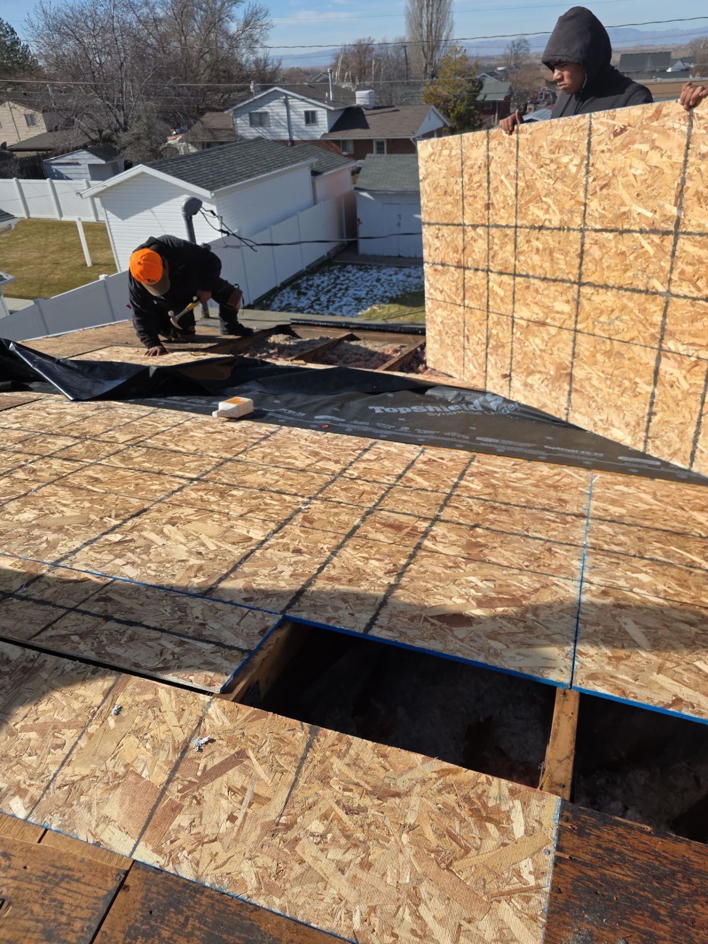 Project in Brigham City, UT by The Roofing Experience, LLC