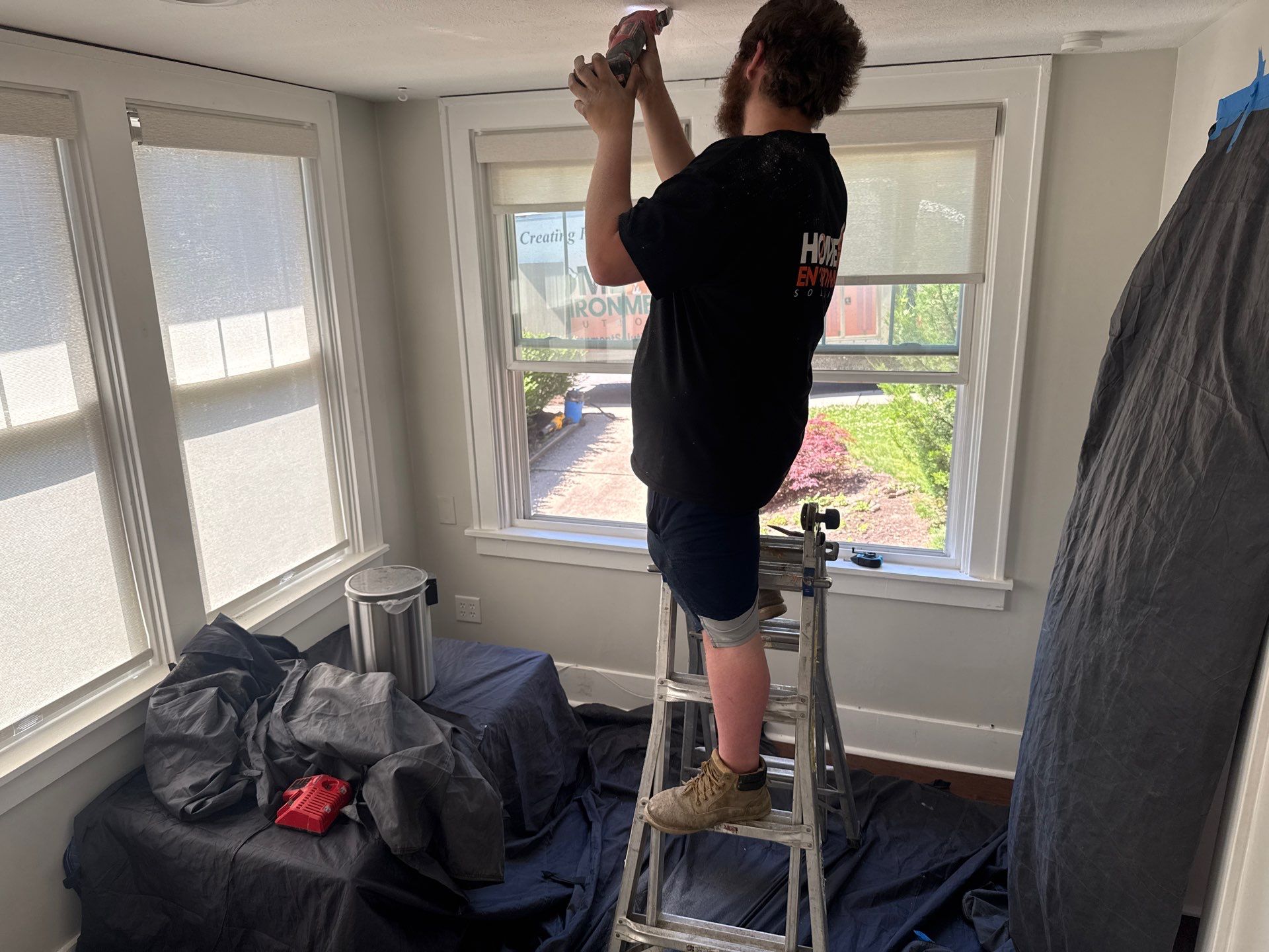 Attic Insulation and Textured Ceiling Repair in Pittsburgh by Home Environment Solutions
