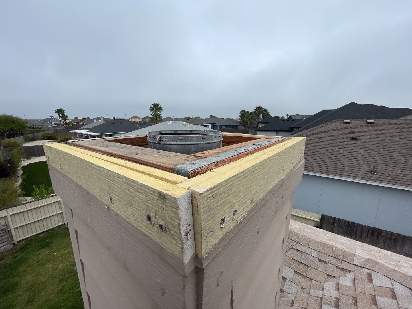 Chimney Cap Replacement With Stainless Steel by Lighthouse Roofing