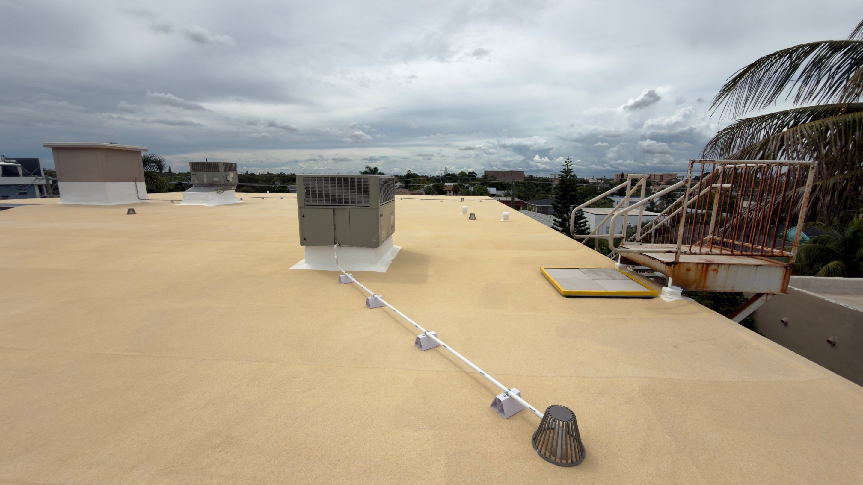 Commercial Roof Restoration for Lake Worth Beach Flat Roof Project by Roof King LLC
