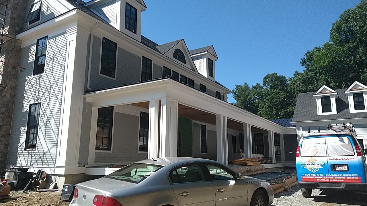 Harvard, MA Gutter Installation using 6" Half Round Aluminum Gutter by Gutter Pro Enterprises